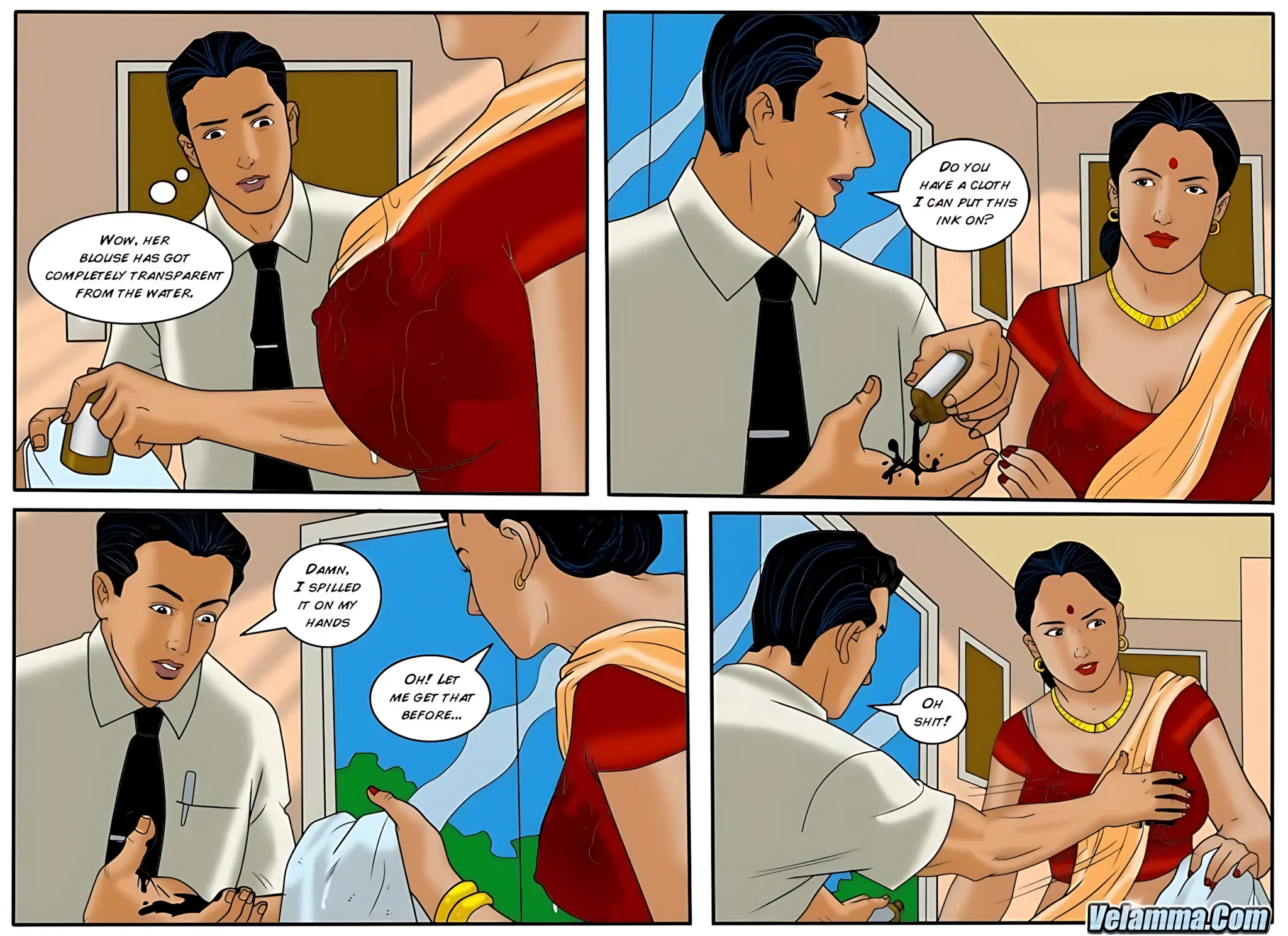 Velamma All Episodes Comics - 48 . Velamma - Episode 48 - Dirty Laundry - Page 13