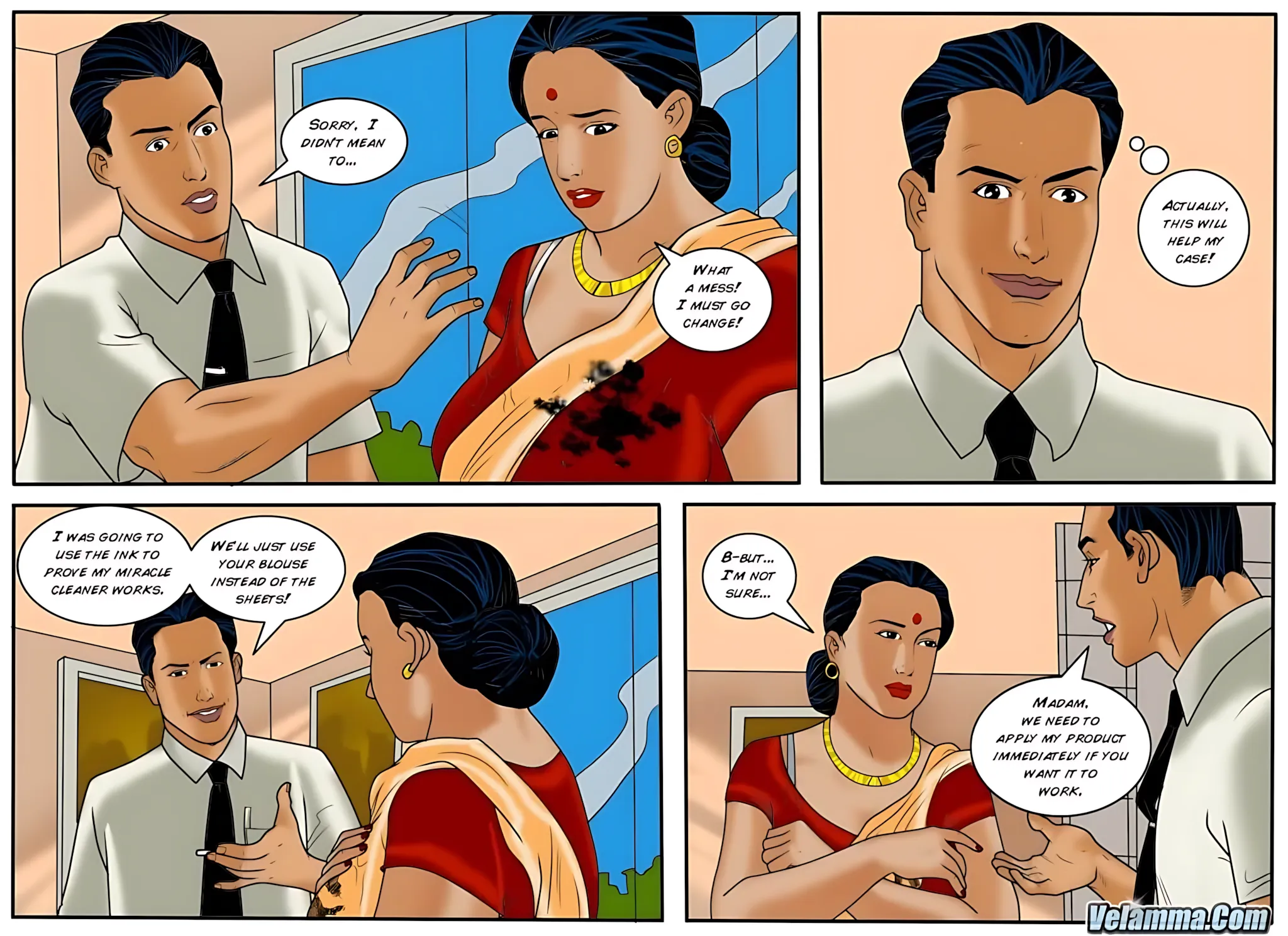 Velamma All Episodes Comics - 48 . Velamma - Episode 48 - Dirty Laundry - Page 14