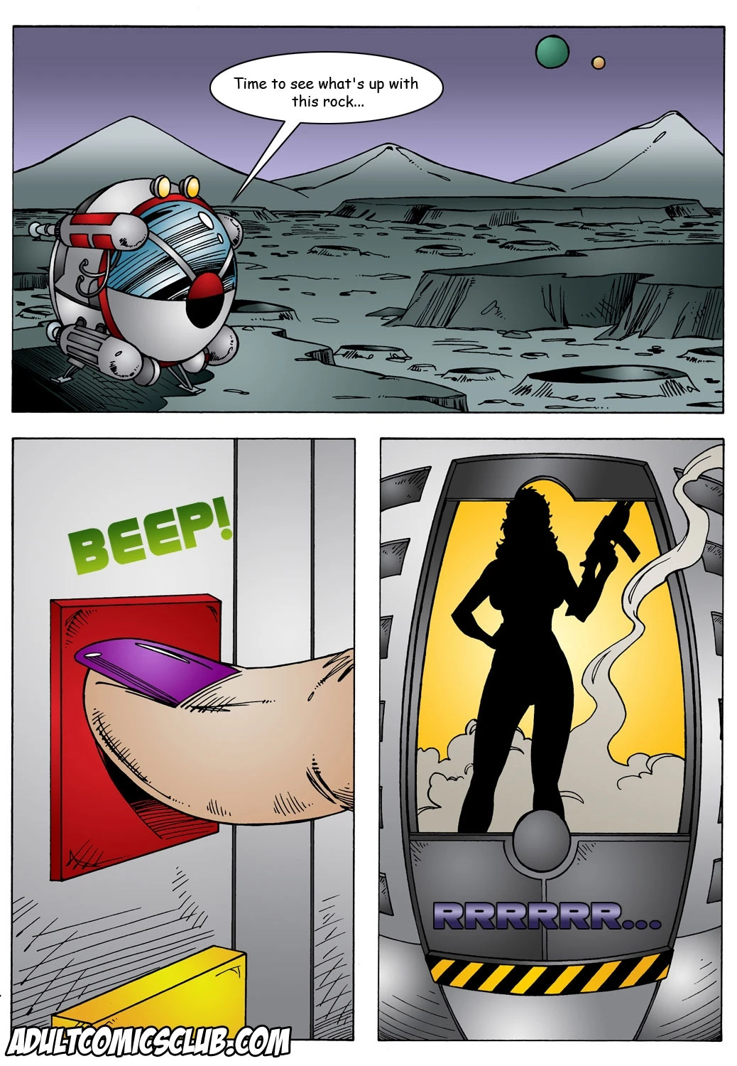 Lorna Space Encounter [AdultComicsClub] - 1 . Lorna Space Encounter - [AdultComicsClub] - Page 4