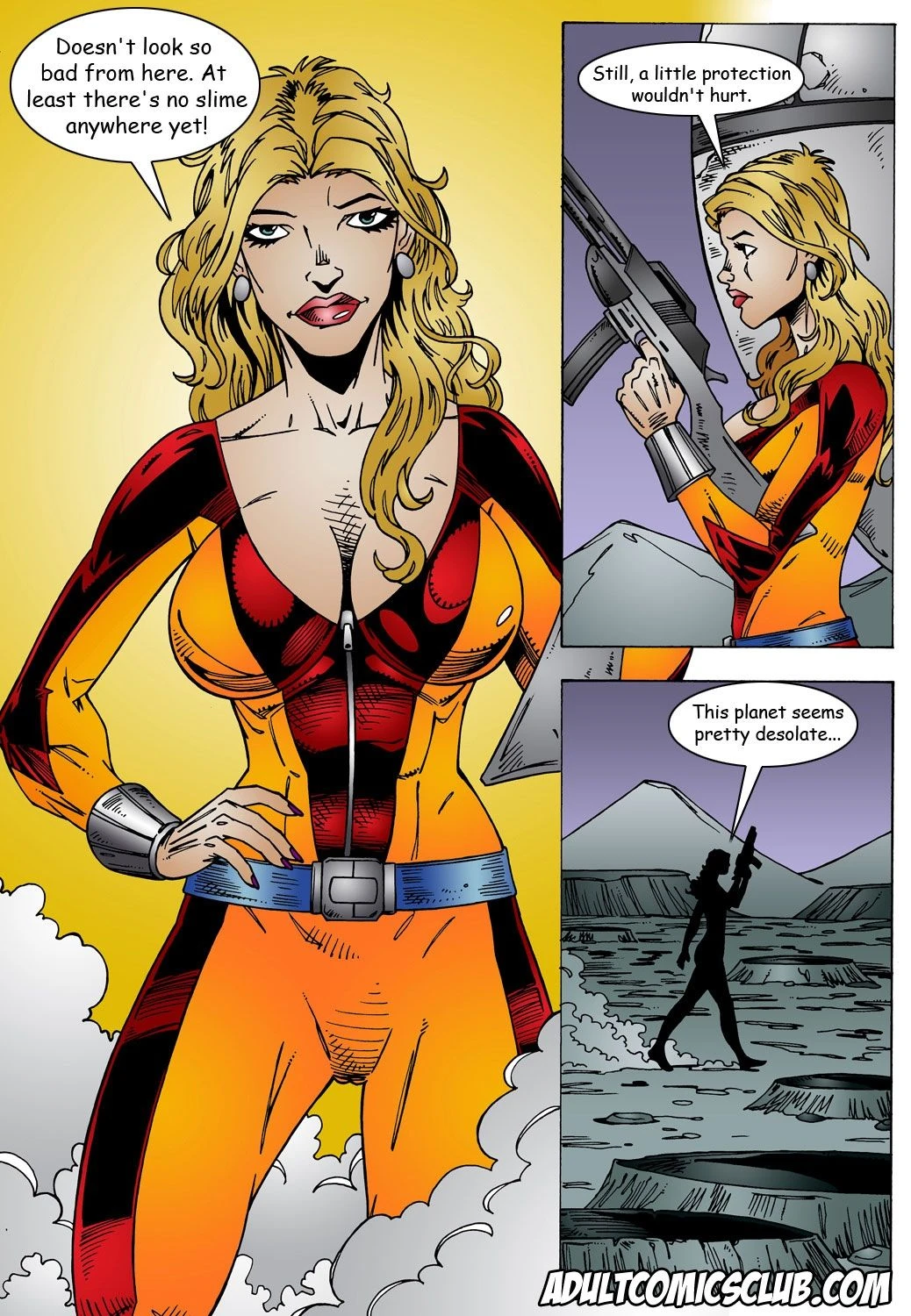 Lorna Space Encounter [AdultComicsClub] - 1 . Lorna Space Encounter - [AdultComicsClub] - Page 5