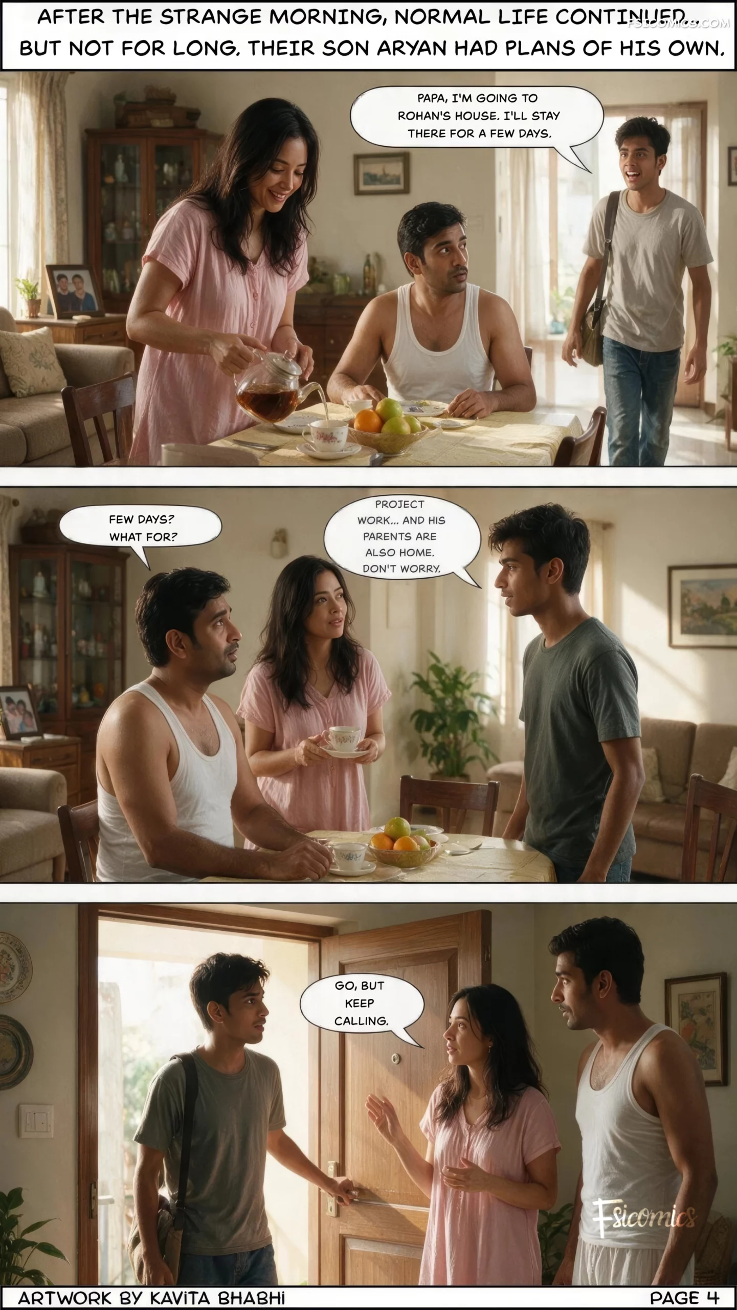 Forbidden Neighbor – Desi Desires - 1. Forbidden Neighbor - Chapter 1 - Page 5