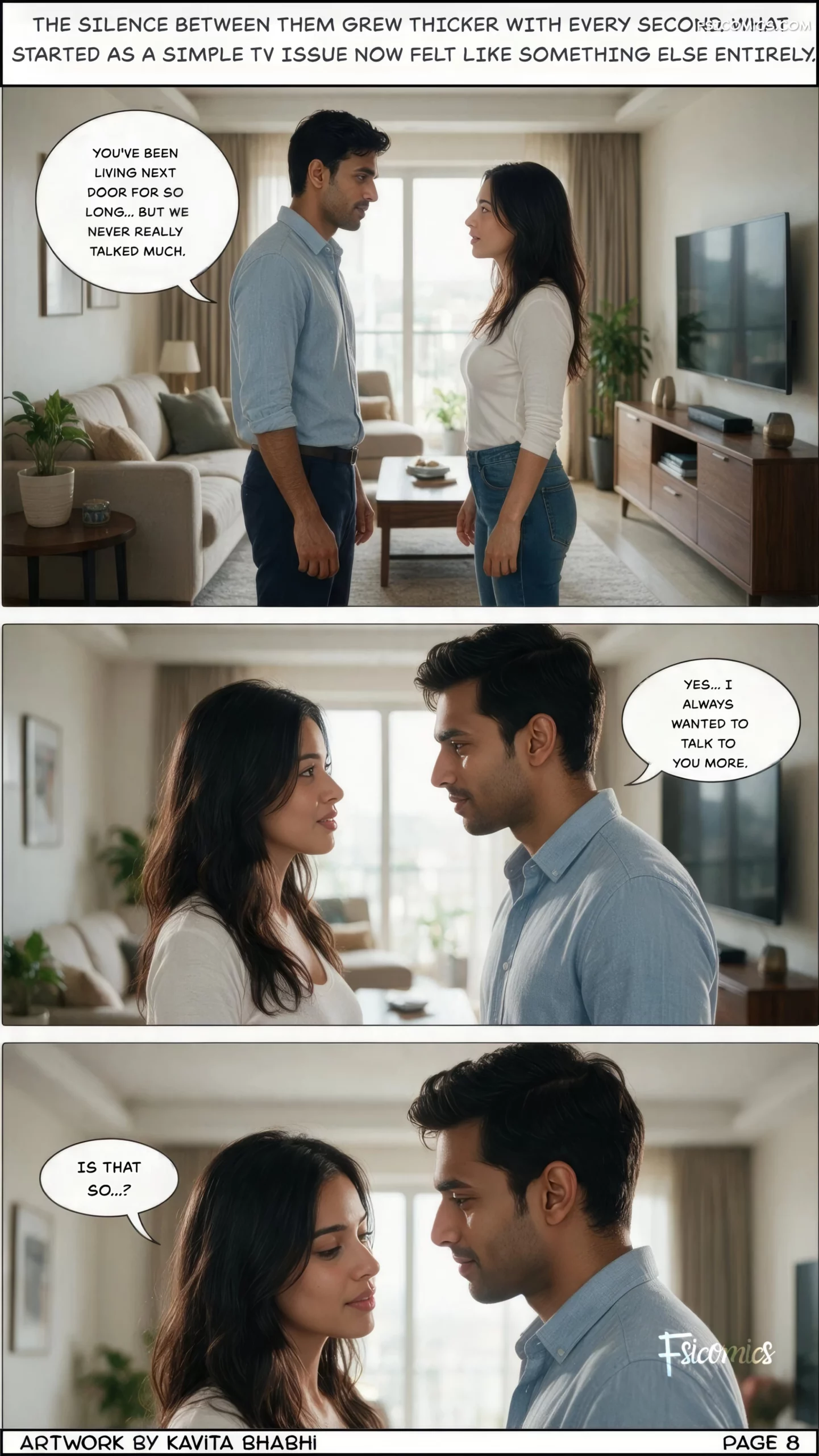 Forbidden Neighbor – Desi Desires - 1. Forbidden Neighbor - Chapter 1 - Page 9