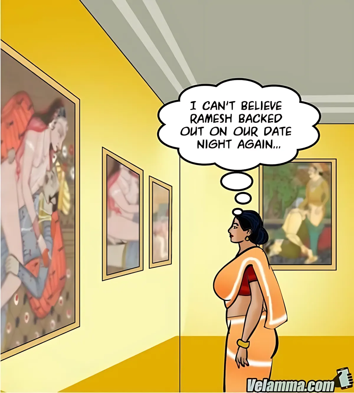 Velamma All Episodes Comics - 62 . Velamma - Episode 62 - A Piece Of Art - Page 2