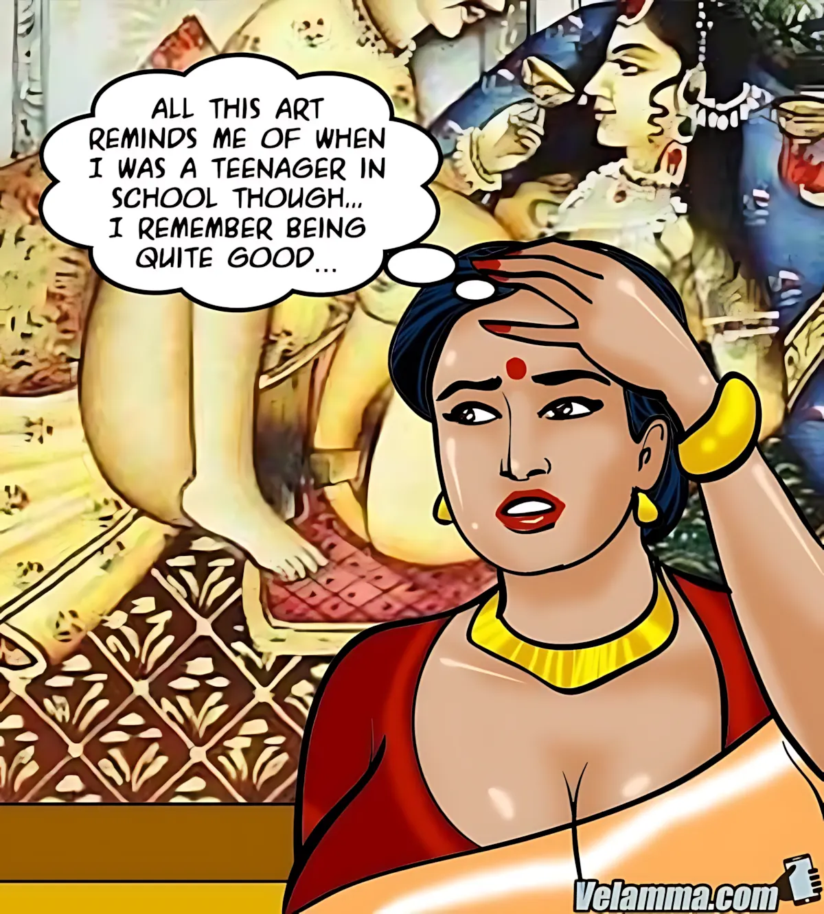 Velamma All Episodes Comics - 62 . Velamma - Episode 62 - A Piece Of Art - Page 13