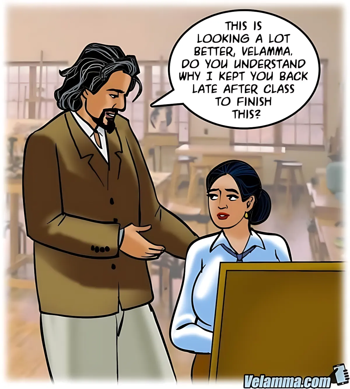 Velamma All Episodes Comics - 62 . Velamma - Episode 62 - A Piece Of Art - Page 14