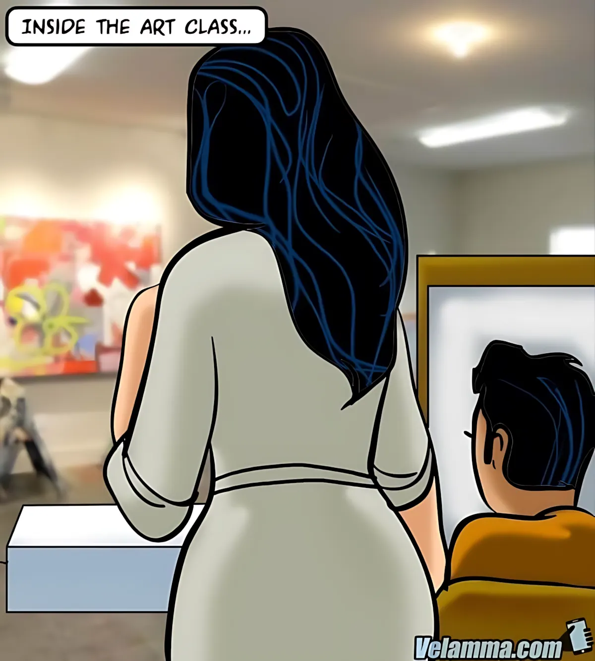Velamma All Episodes Comics - 62 . Velamma - Episode 62 - A Piece Of Art - Page 43