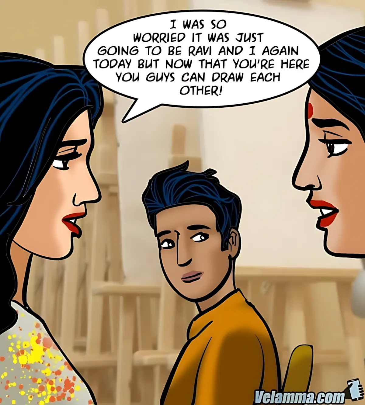Velamma All Episodes Comics - 62 . Velamma - Episode 62 - A Piece Of Art - Page 48