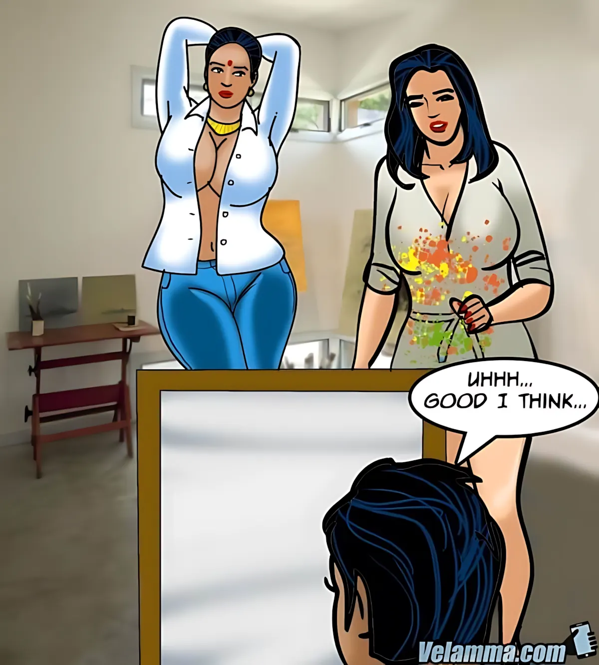 Velamma All Episodes Comics - 62 . Velamma - Episode 62 - A Piece Of Art - Page 74
