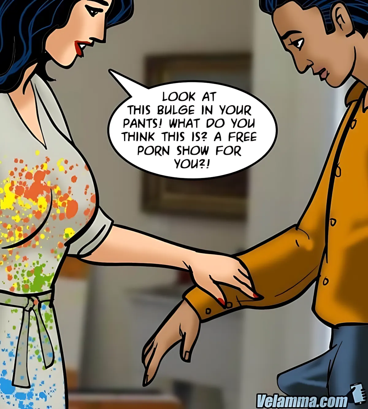 Velamma All Episodes Comics - 62 . Velamma - Episode 62 - A Piece Of Art - Page 105