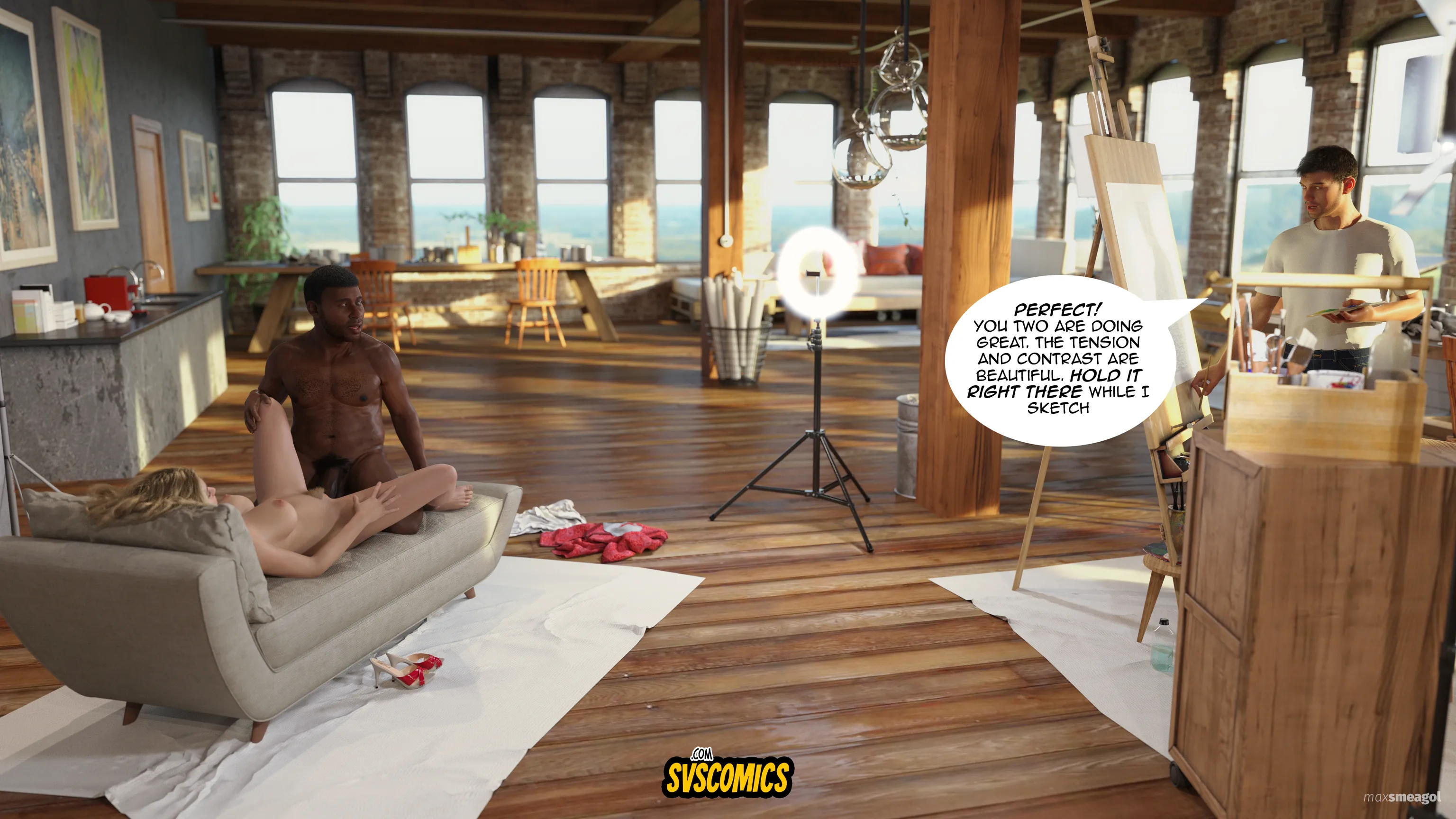 Wife’s Canvas Betrayal [Max Smeagol] - 1 . Wife's Canvas Betrayal - Chapter 1 - Page 27
