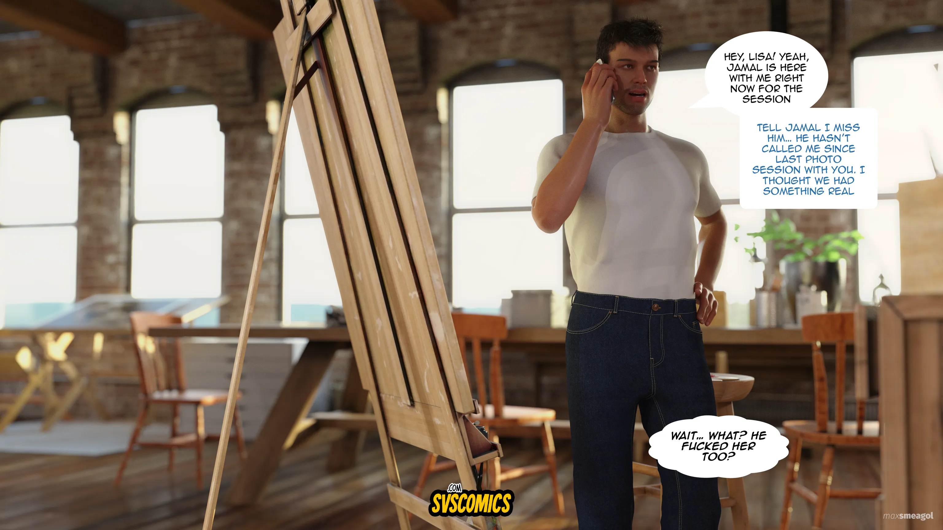 Wife’s Canvas Betrayal [Max Smeagol] - 1 . Wife's Canvas Betrayal - Chapter 1 - Page 49