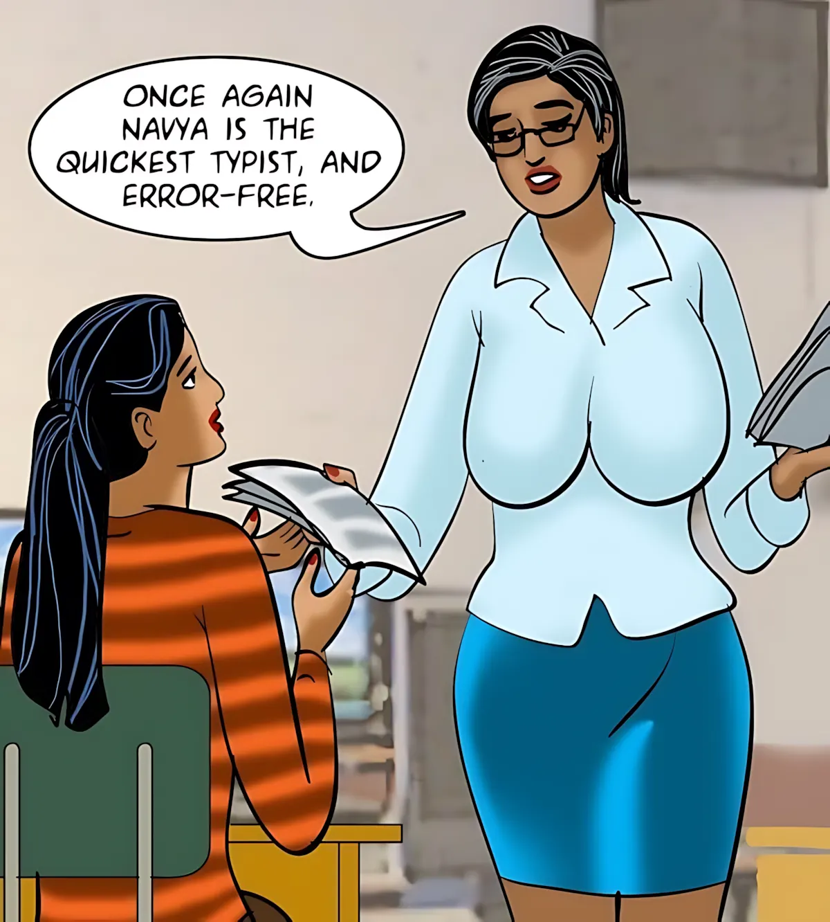 Velamma All Episodes Comics - 87 . Velamma - Episode 87 - The Interview - Page 19