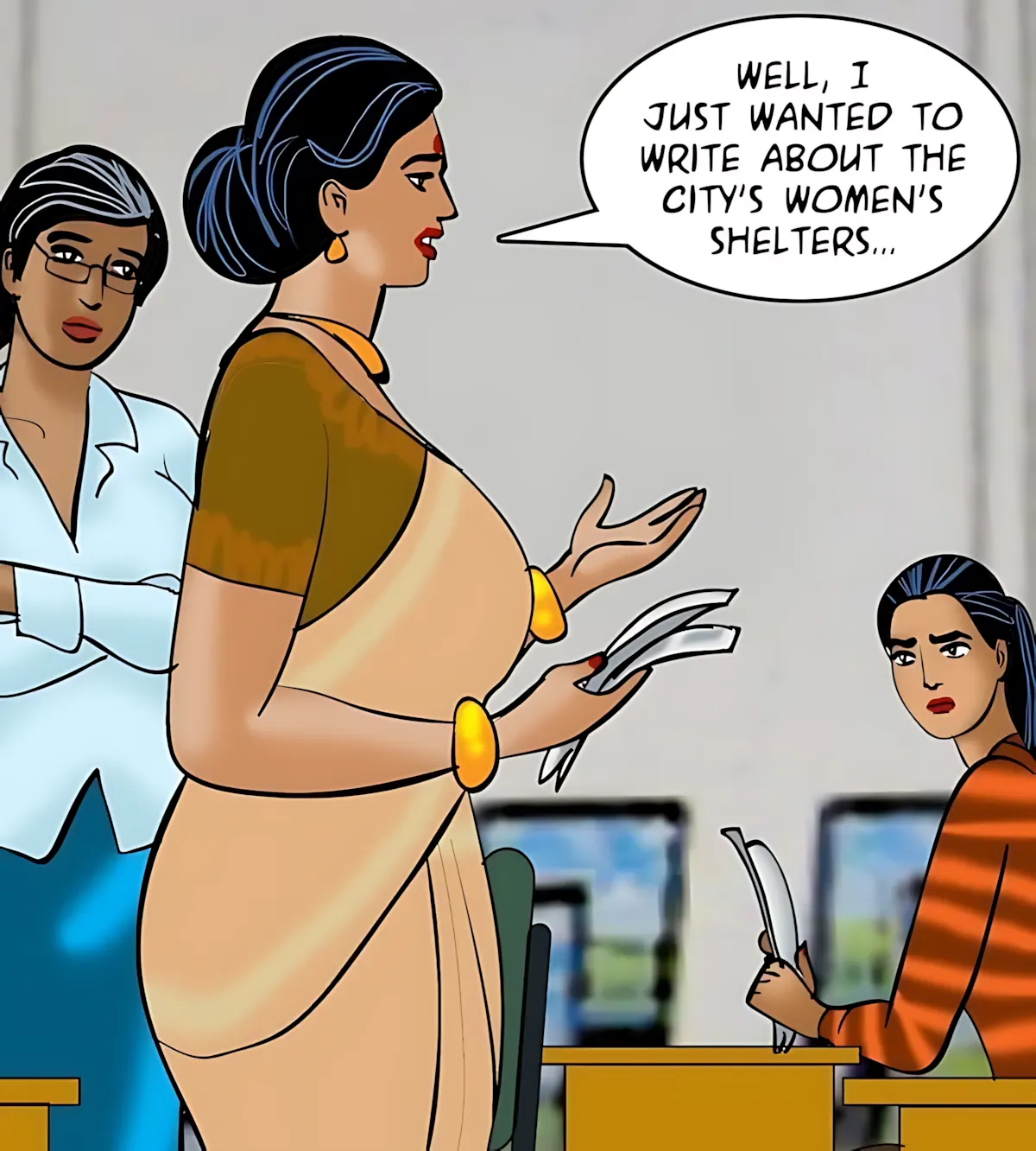 Velamma All Episodes Comics - 87 . Velamma - Episode 87 - The Interview - Page 22