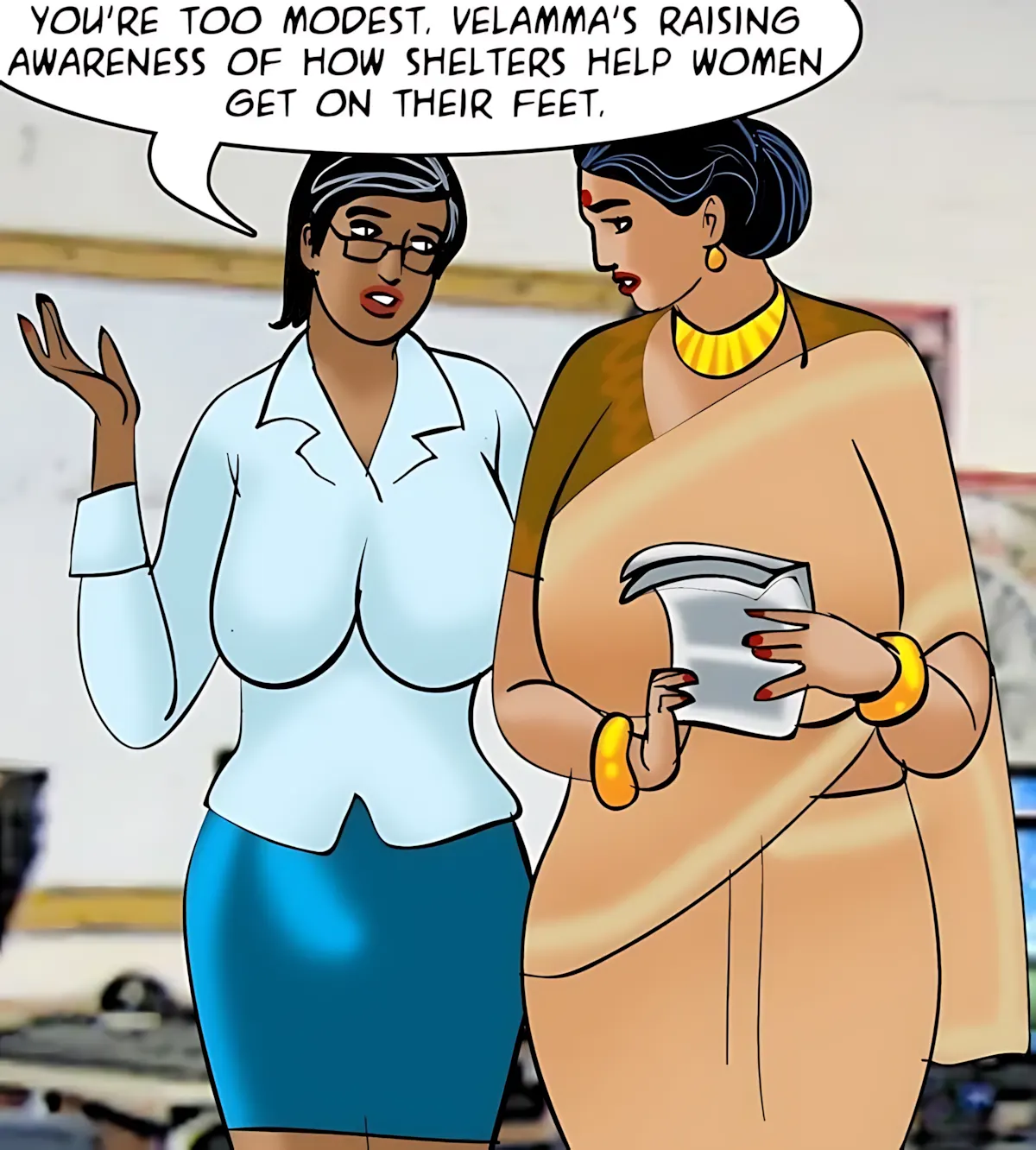 Velamma All Episodes Comics - 87 . Velamma - Episode 87 - The Interview - Page 24