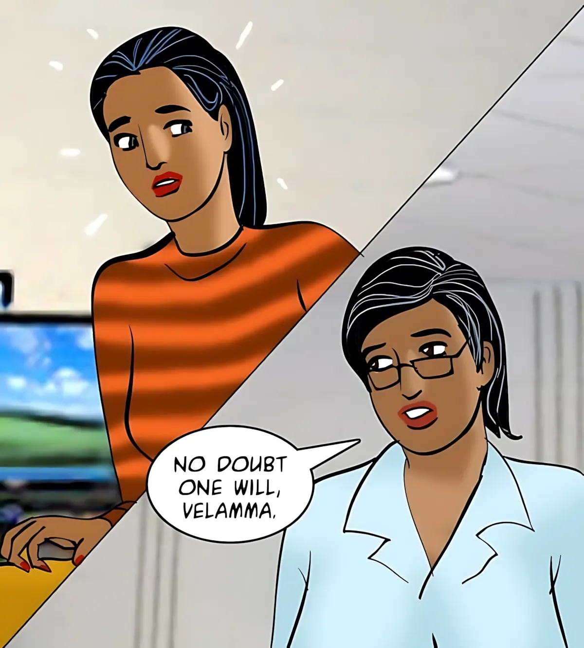 Velamma All Episodes Comics - 87 . Velamma - Episode 87 - The Interview - Page 26