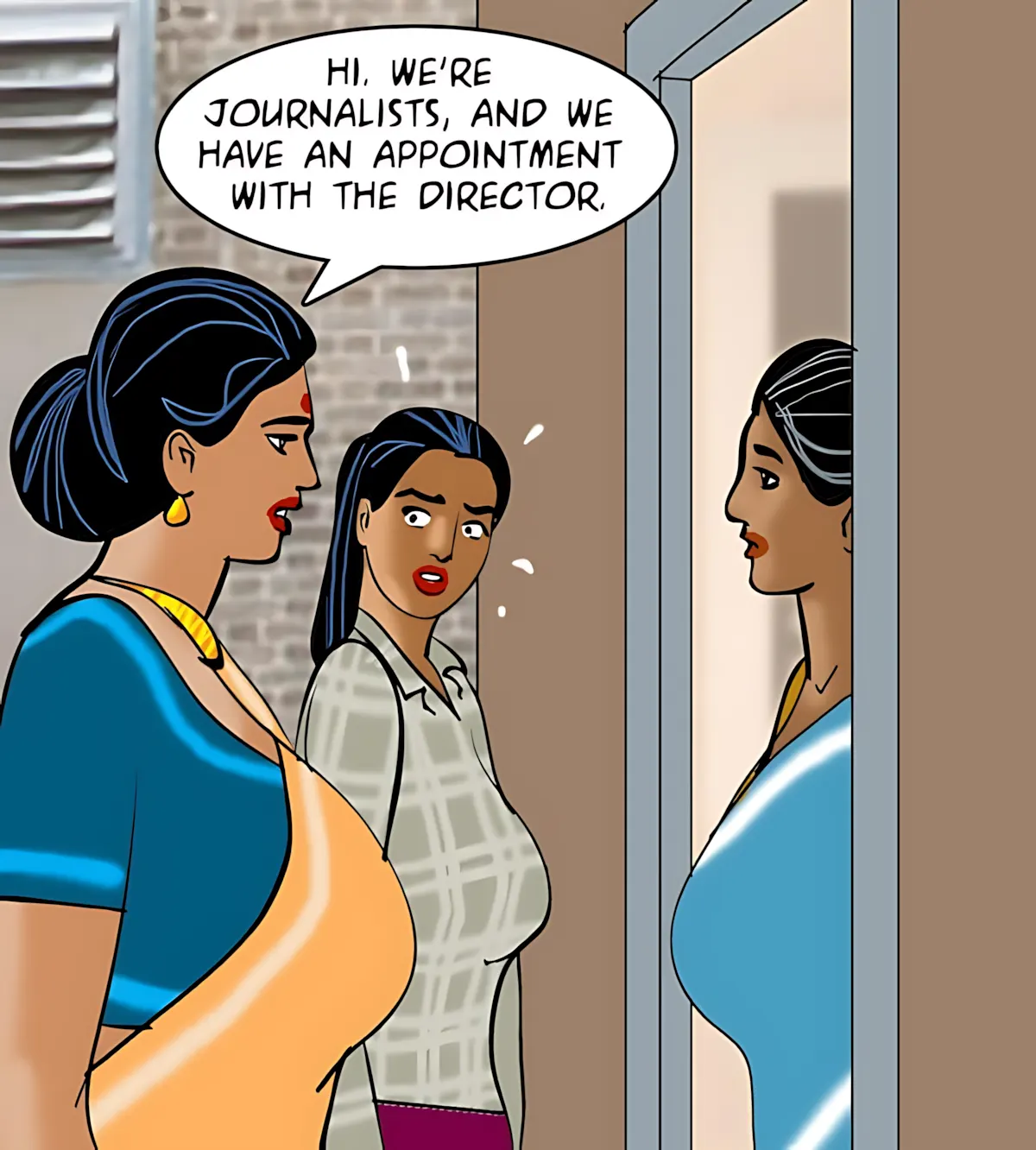 Velamma All Episodes Comics - 87 . Velamma - Episode 87 - The Interview - Page 56