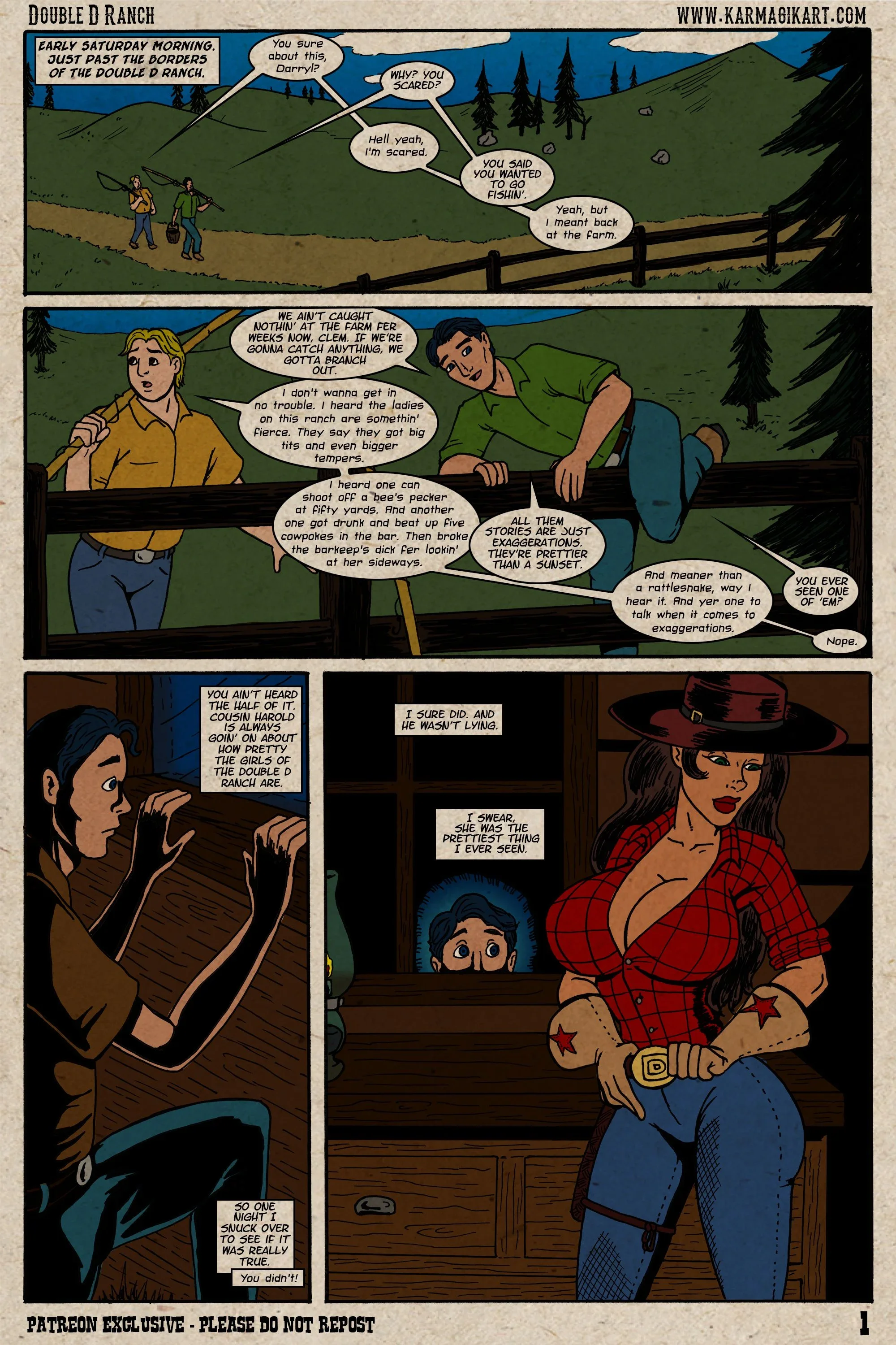 The Cowgirls Of The Double D Ranch [Karmagik] - 1. Gone Fishin' - [Karmagik] - Page 2