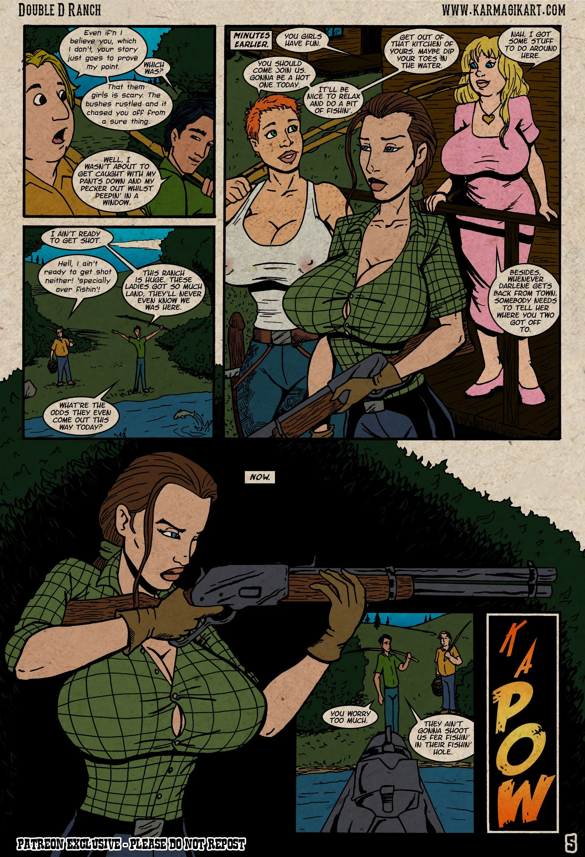 The Cowgirls Of The Double D Ranch [Karmagik] - 1. Gone Fishin' - [Karmagik] - Page 6
