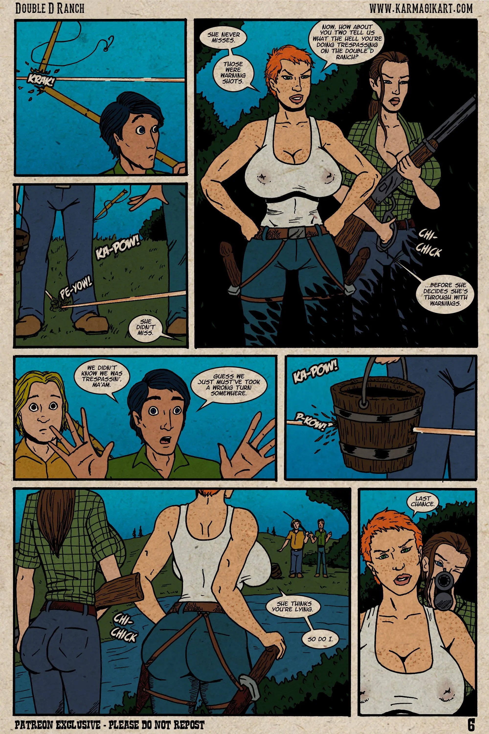 The Cowgirls Of The Double D Ranch [Karmagik] - 1. Gone Fishin' - [Karmagik] - Page 7