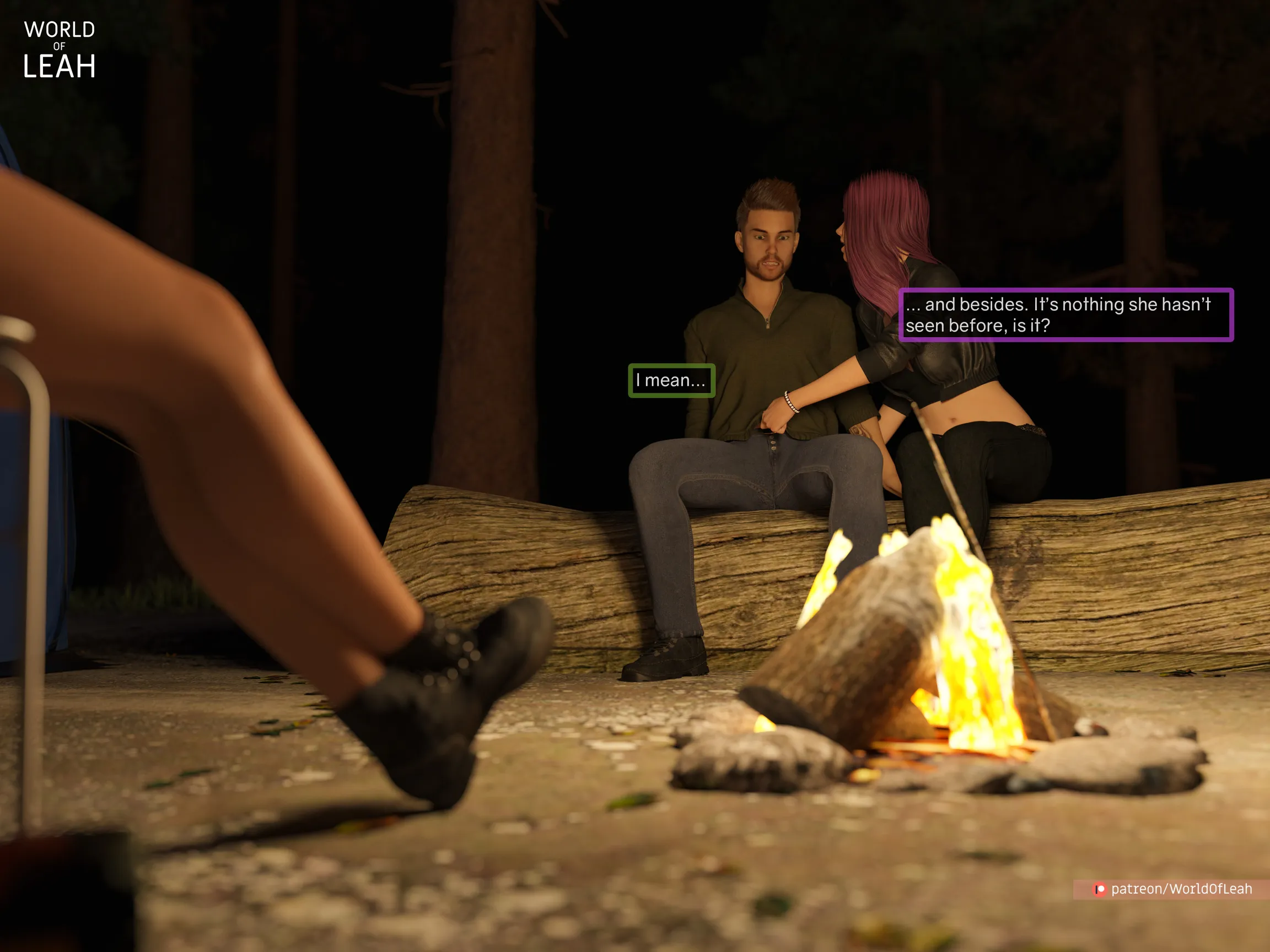 Lewd Camping [WorldOfLeah] - 1 . Lewd Camping - Chapter 1 - Page 7