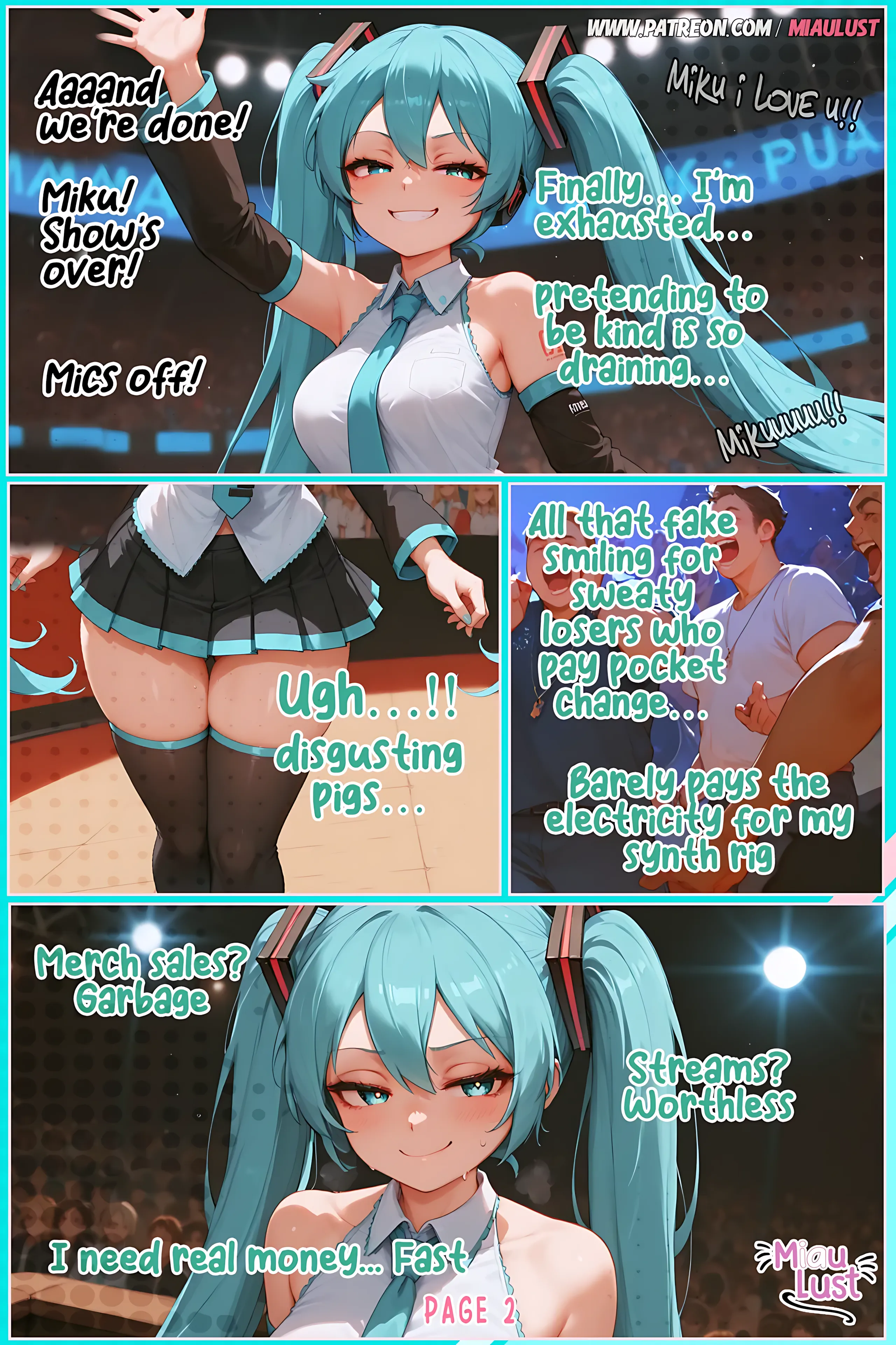 Miku Hatsune (Vocaloid) [MiauLust] - Miku Hatsune (Vocaloid) - Page 4