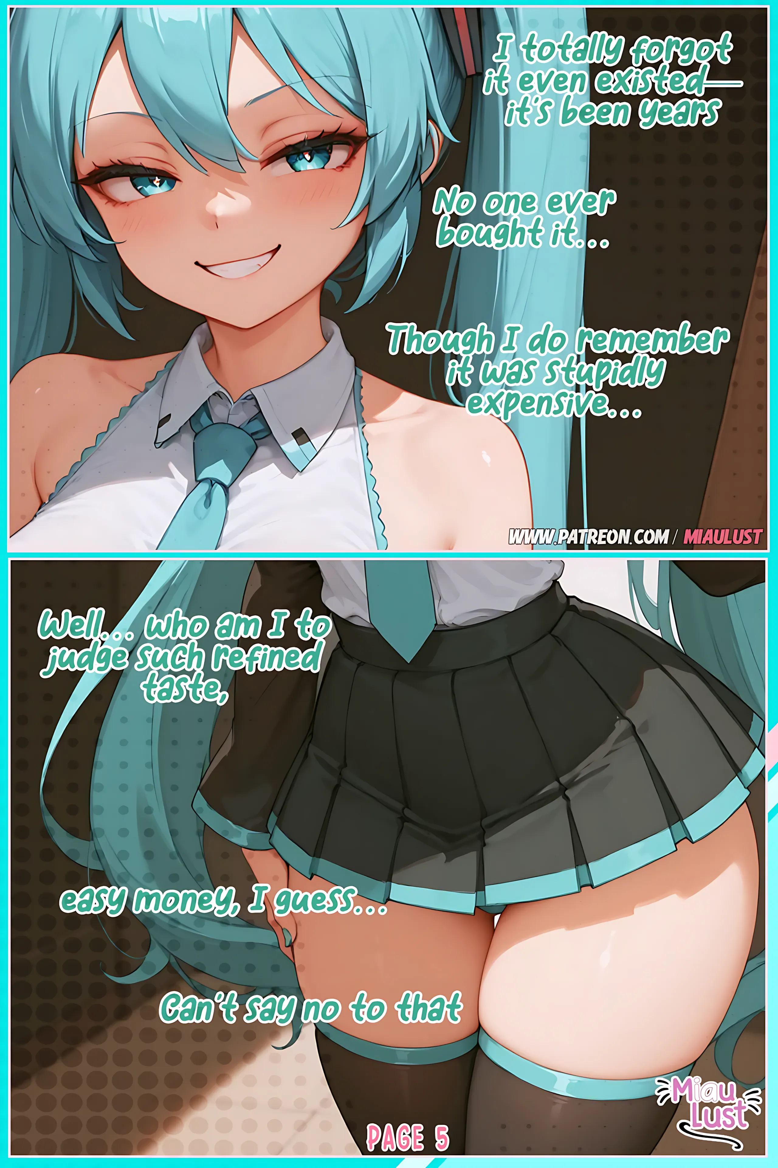 Miku Hatsune (Vocaloid) [MiauLust] - Miku Hatsune (Vocaloid) - Page 6
