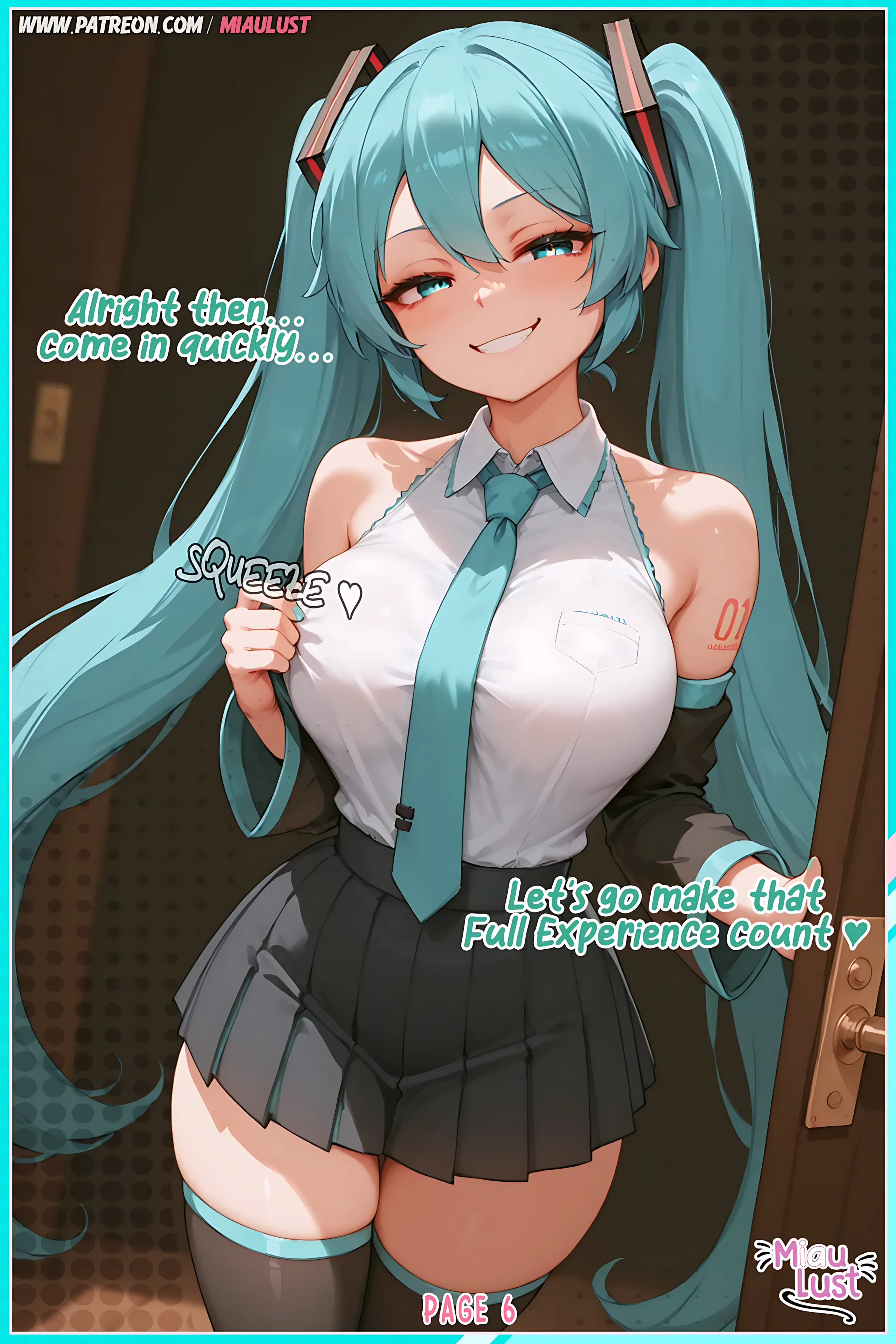 Miku Hatsune (Vocaloid) [MiauLust] - Miku Hatsune (Vocaloid) - Page 7