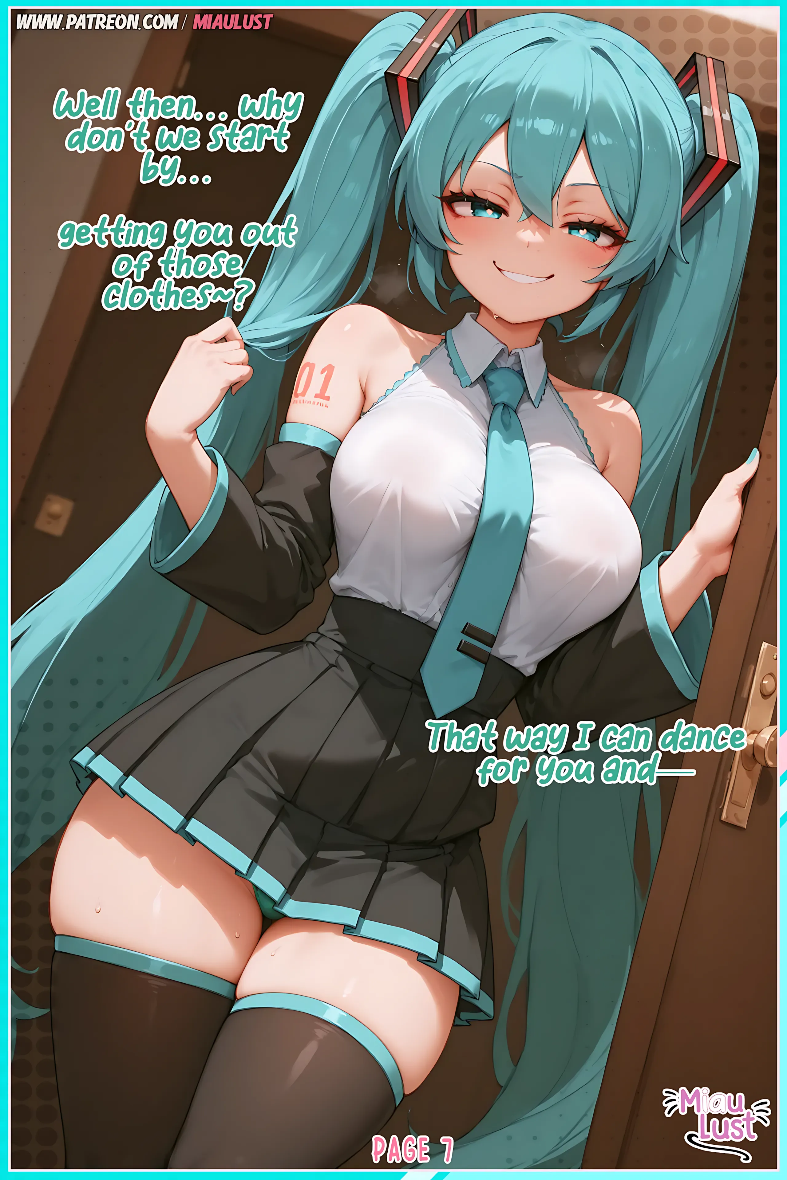 Miku Hatsune (Vocaloid) [MiauLust] - Miku Hatsune (Vocaloid) - Page 9