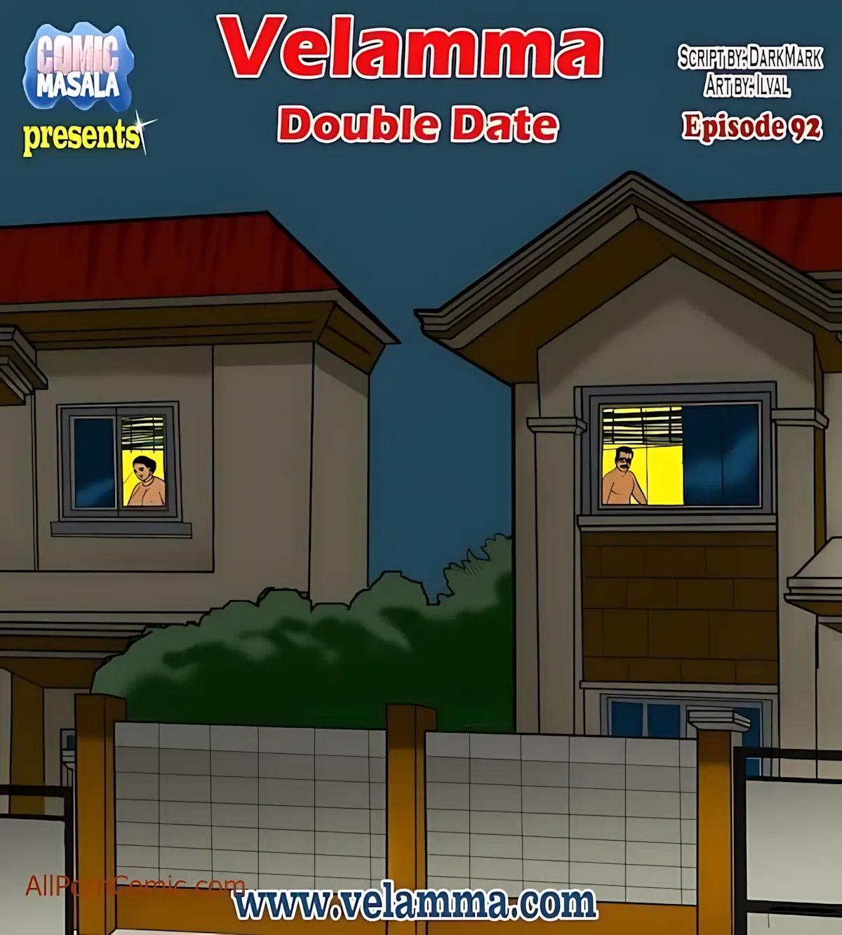 Velamma All Episodes Comics - 92 . Velamma - Episode 92 - Double Date - Page 1