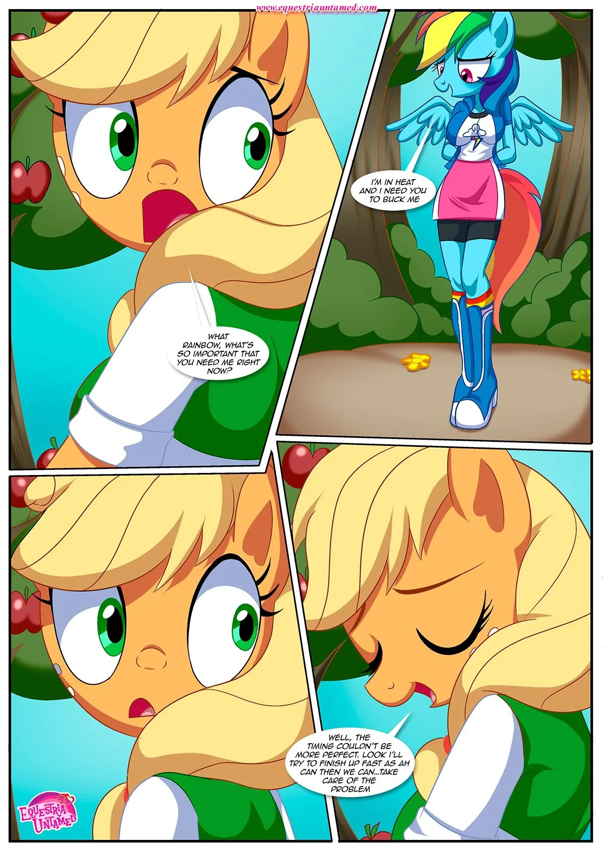 Behind Closed Barn Doors (My Little Pony: Friendship is Magic) [Palcomix] - 1 . Behind Closed Barn Doors - (My Little Pony: Friendship is Magic) [Palcomix] - Page 4