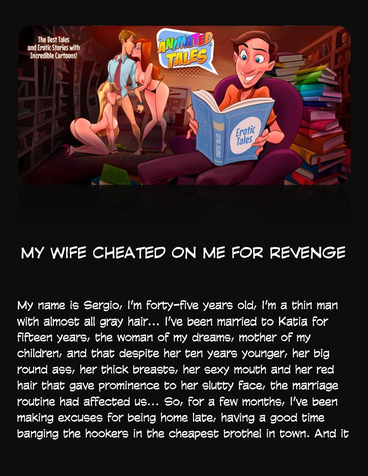 Animated Tales [WC | TF] - MY WIFE CHEATED ON ME FOR REVENGE - Page 1