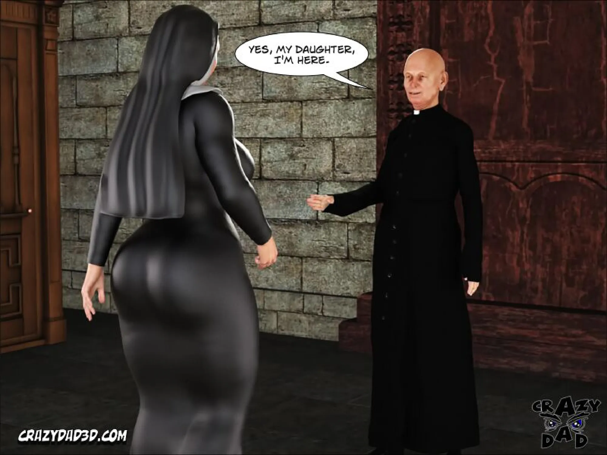 Sister Grace [CrazyDad3D] - 1 . Sister Grace - Chapter 1 [CrazyDad3D] - Page 10
