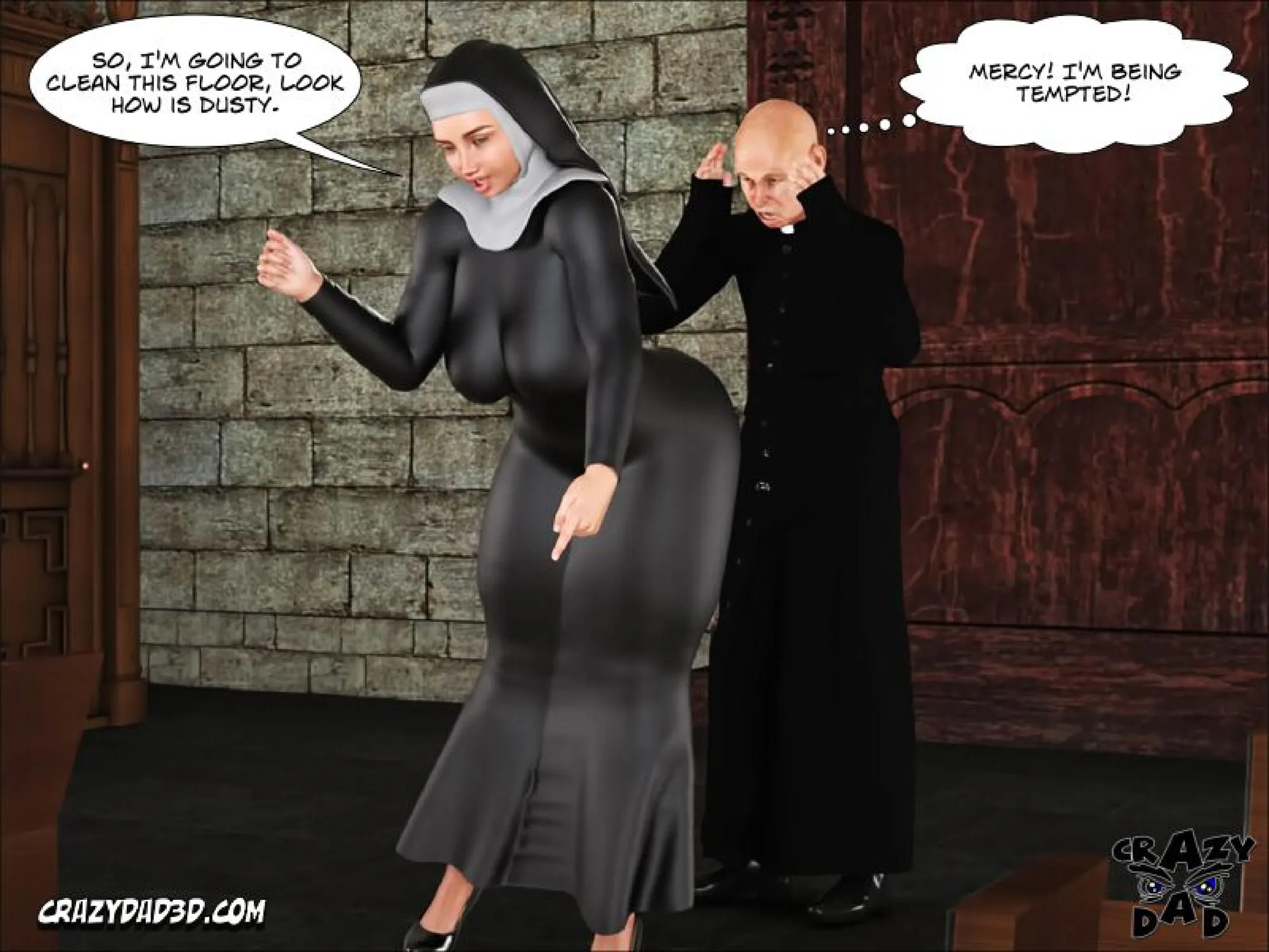 Sister Grace [CrazyDad3D] - 1 . Sister Grace - Chapter 1 [CrazyDad3D] - Page 13