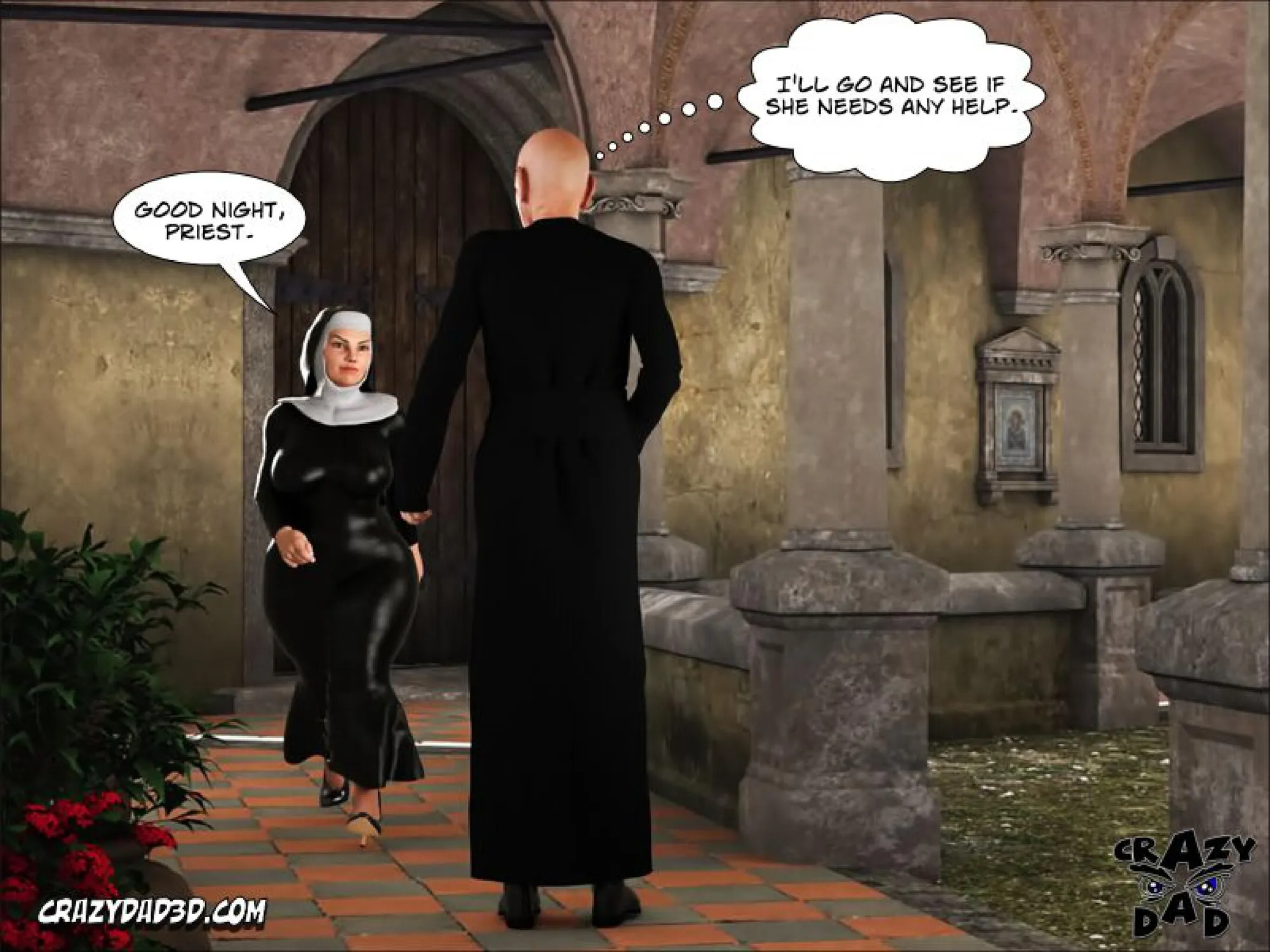 Sister Grace [CrazyDad3D] - 1 . Sister Grace - Chapter 1 [CrazyDad3D] - Page 46