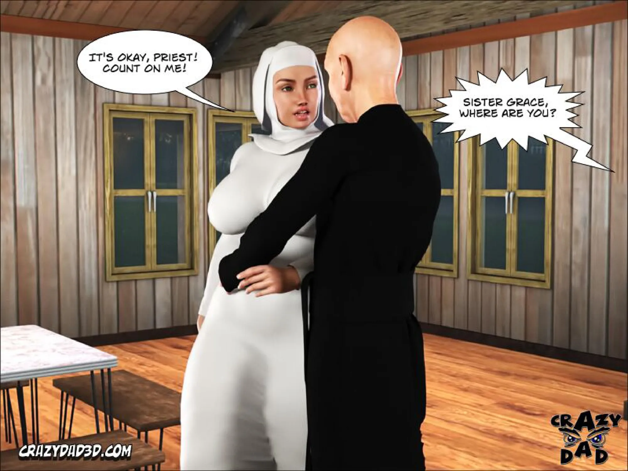 Sister Grace [CrazyDad3D] - 1 . Sister Grace - Chapter 1 [CrazyDad3D] - Page 74