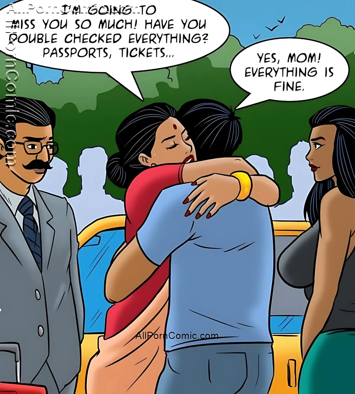 Velamma All Episodes Comics - 97 . Velamma - Episode 97 - Carnal Sin - Page 1