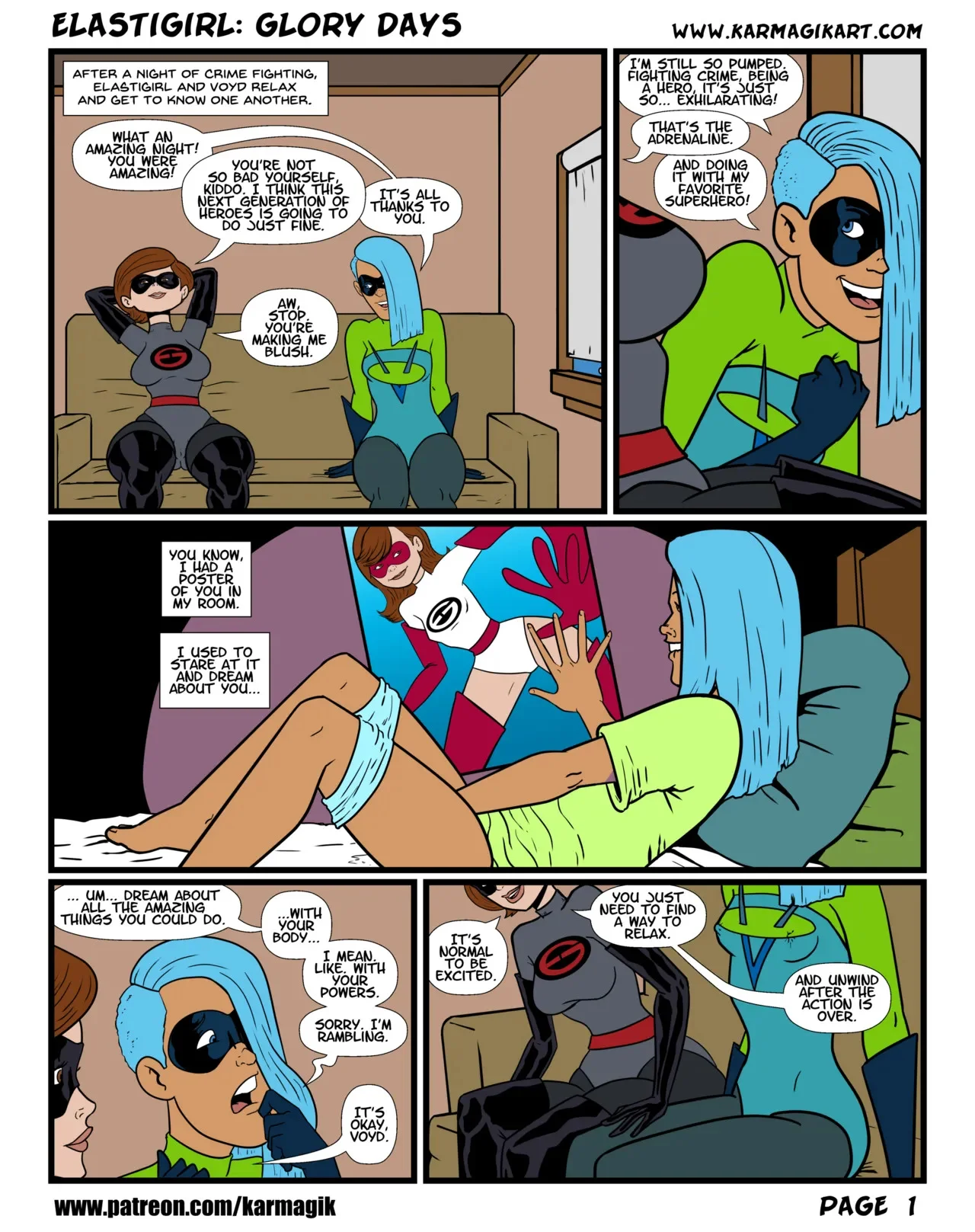 Elasti Girl – Glory Days (The Incredibles) - 1. Elasti Girl - Glory Days [Karmagik] - Page 4