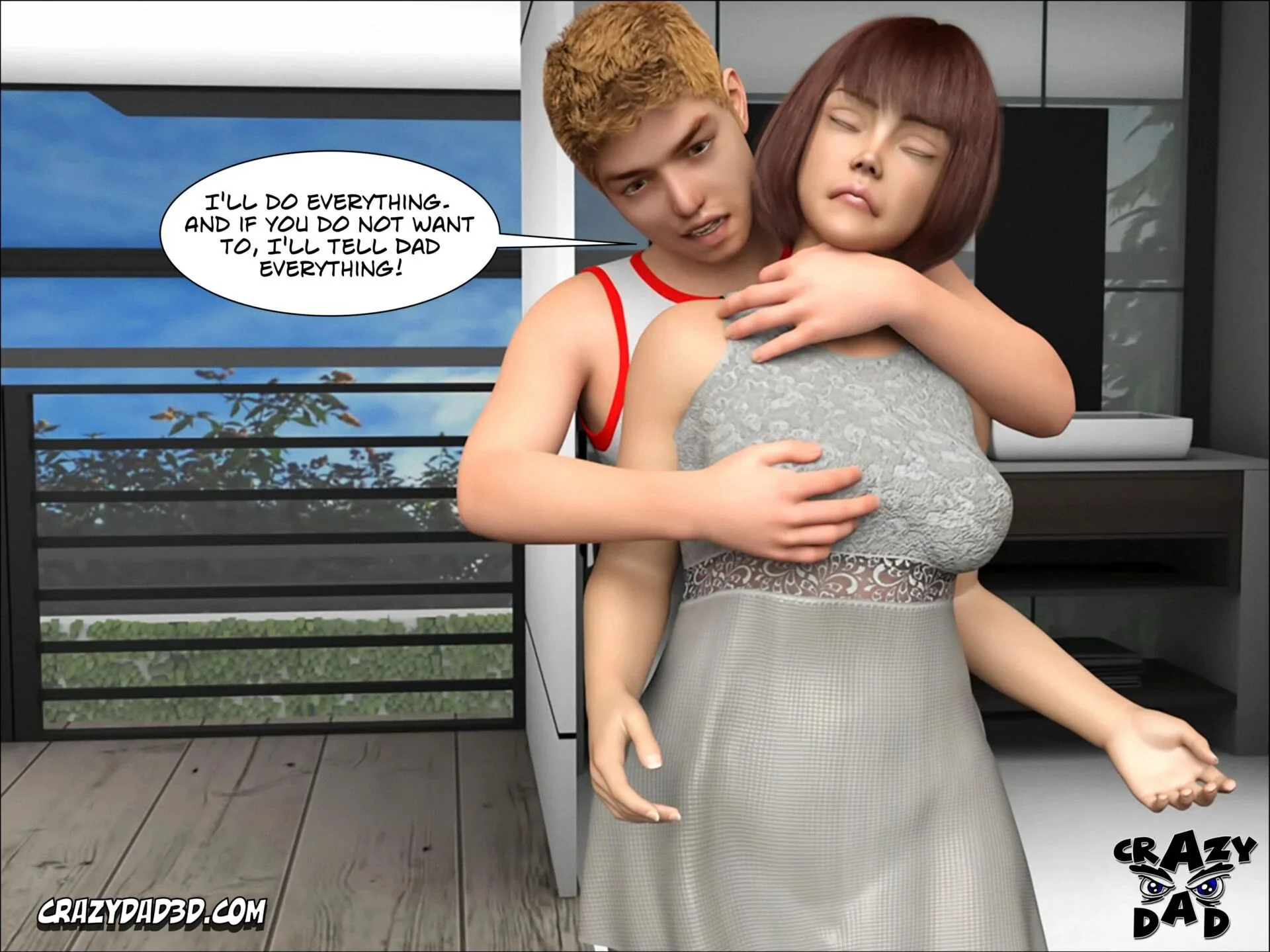Foster Mother [CrazyDad3D] -  Foster Mother - Part - 12 [CrazyDad3D] - Page 48