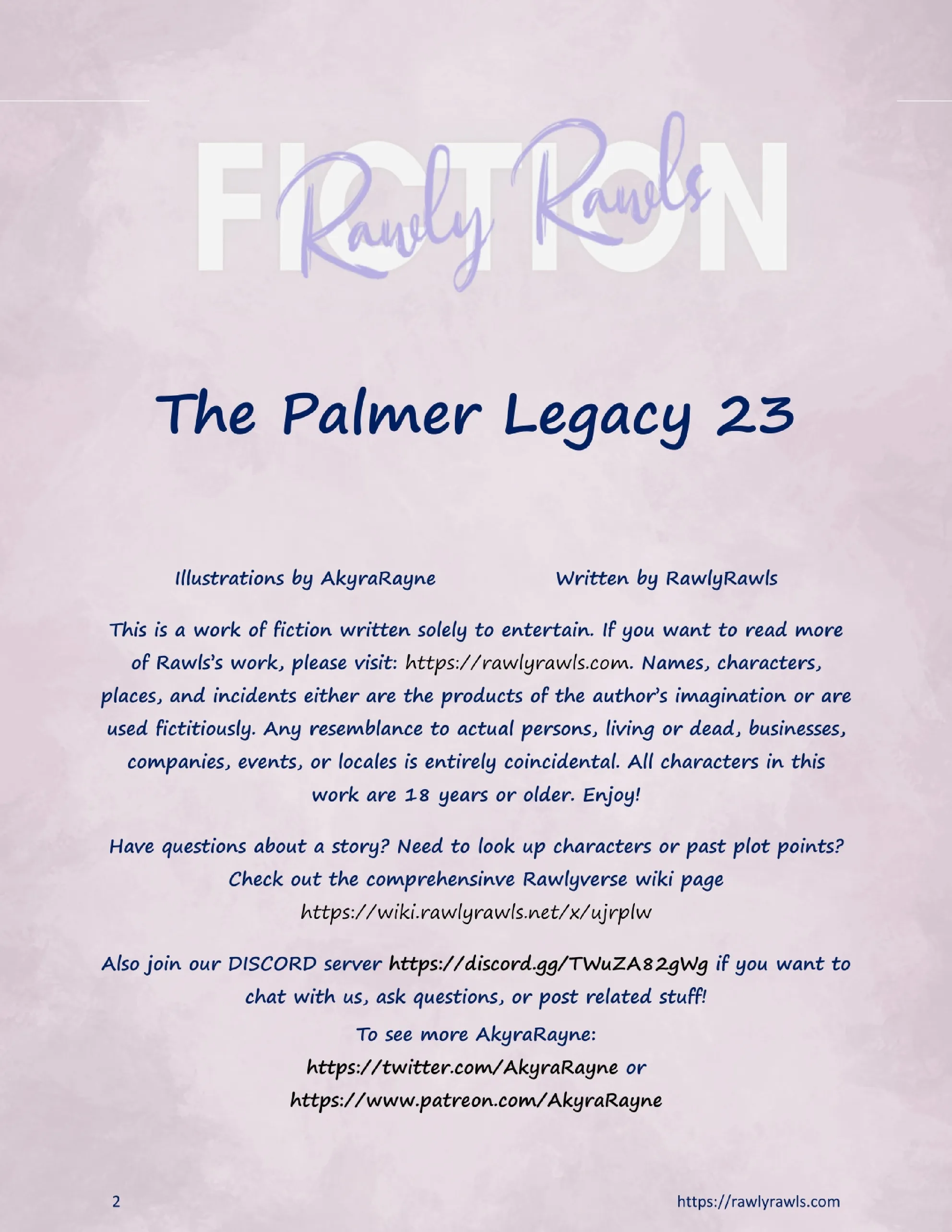 The Palmer Legacy [AkyraRayne] - 23 . The Palmer Legacy - Chapter 23 [AkyraRayne] - Page 2