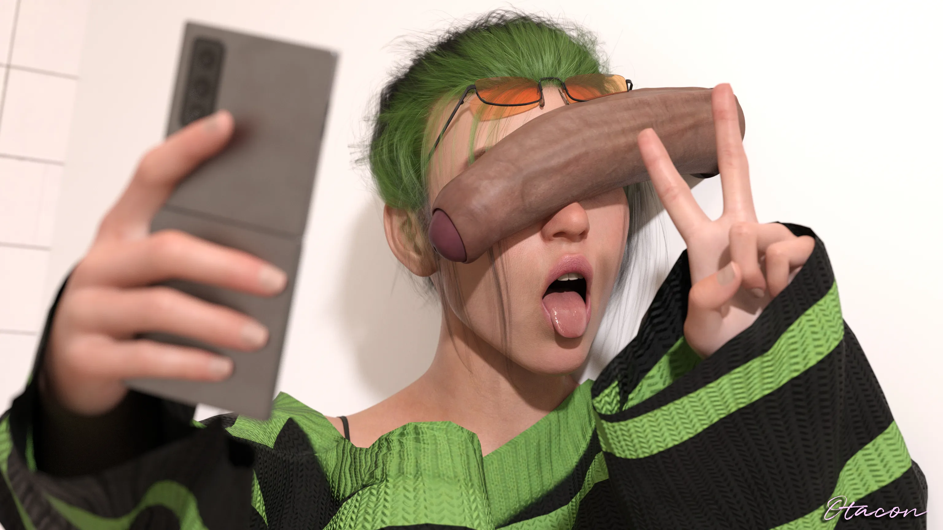 Bored Billie [Billie Eilish] - 1 . Glory Hole [Otacon] - Page 4