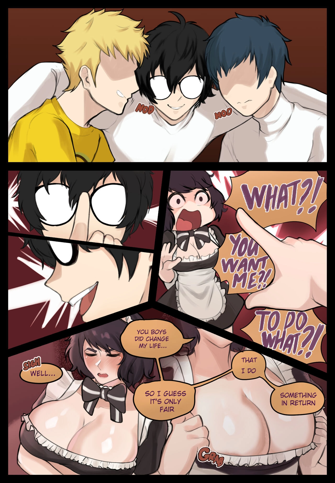 Maid For Service – Persona 5 [Sieroo] - Maid For Service - Persona 5 - Page 3