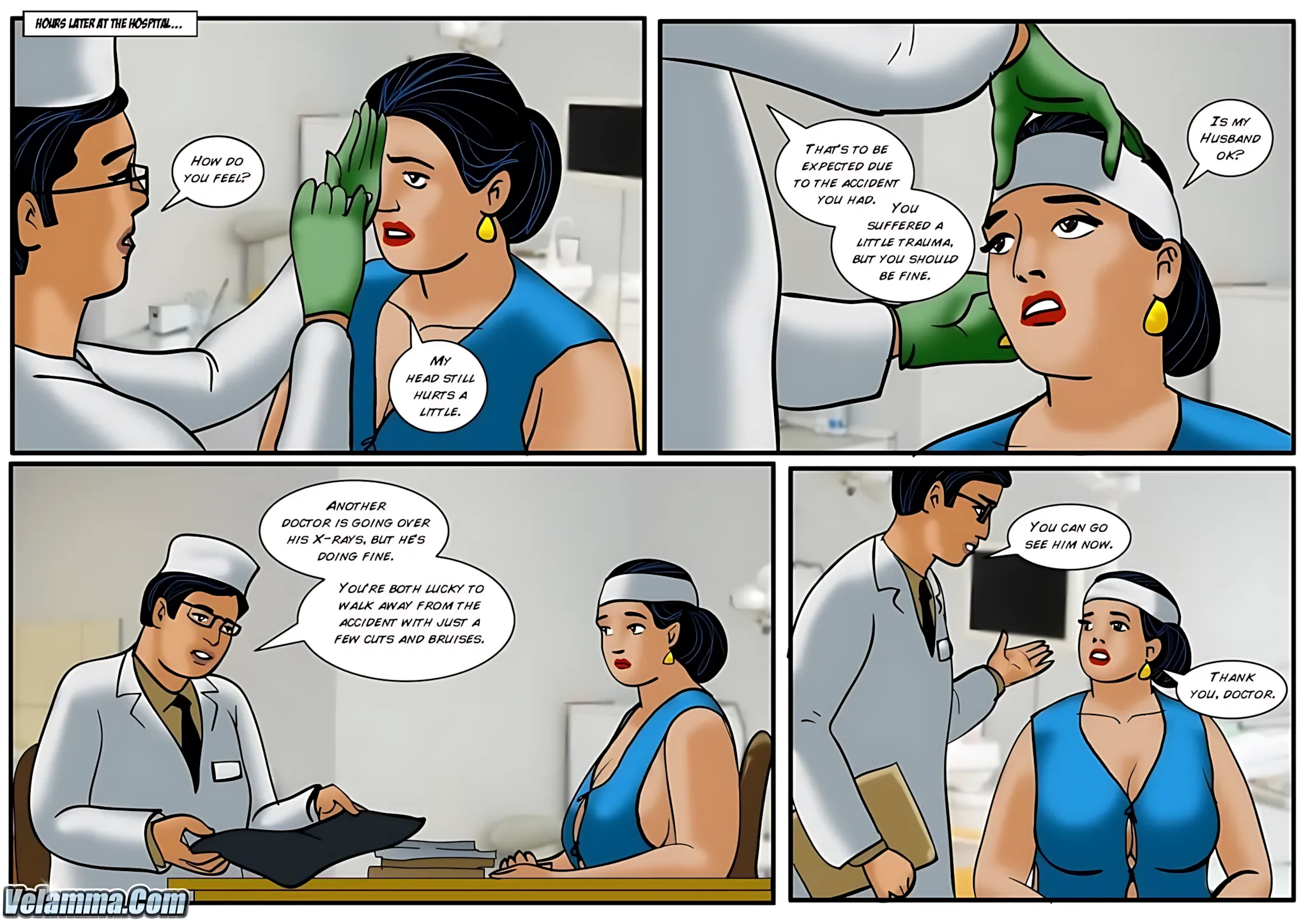 Velamma All Episodes Comics - 35 . Velamma - Episode 35 - The Accident - Page 8