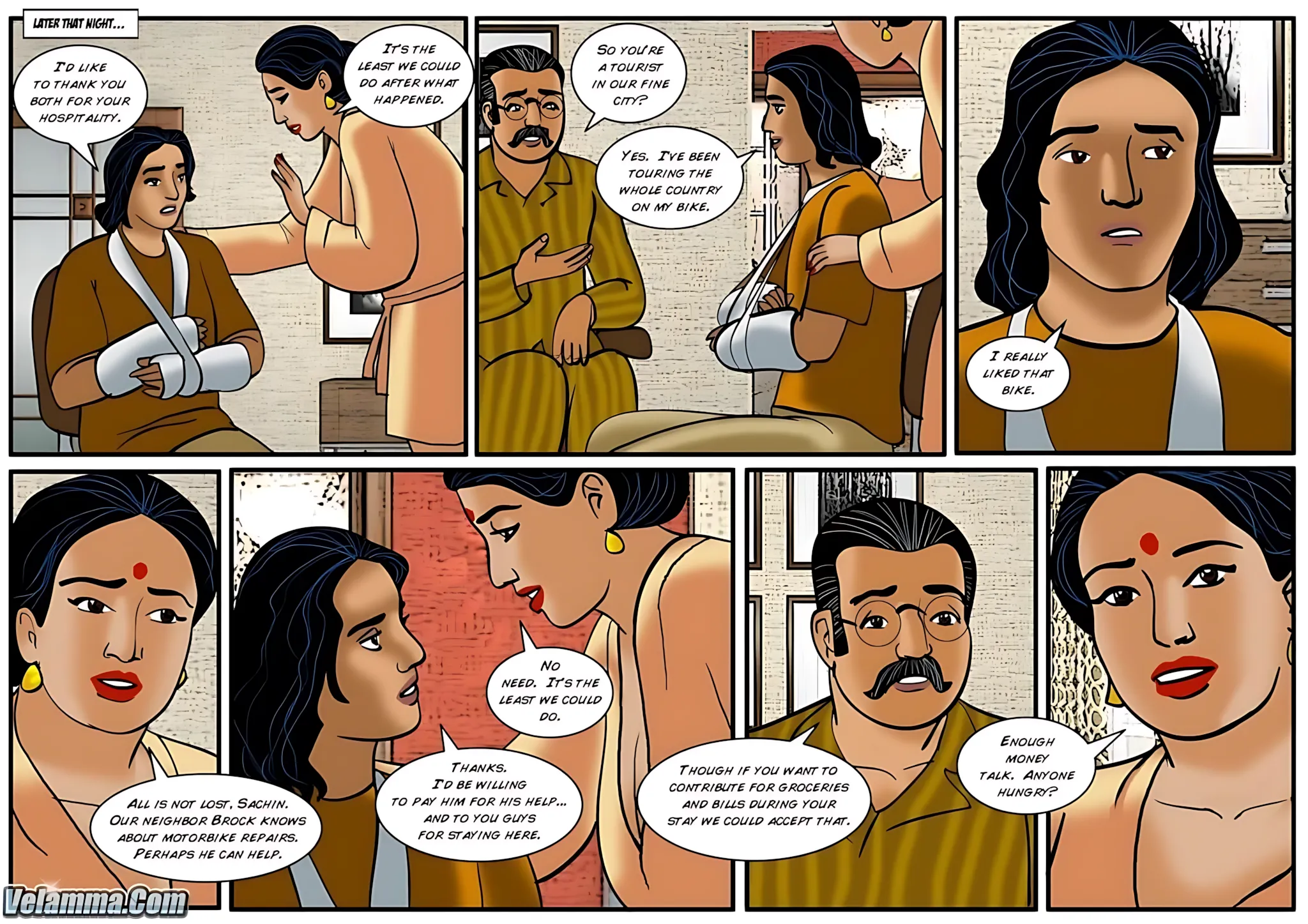 Velamma All Episodes Comics - 35 . Velamma - Episode 35 - The Accident - Page 12