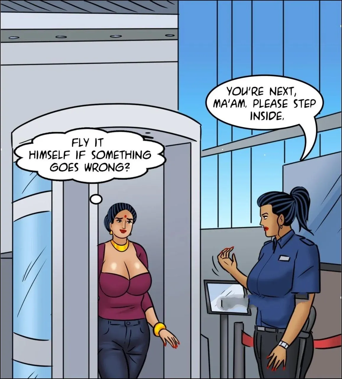 Velamma All Episodes Comics - 123 . Velamma - Episode 123 - Fear of Flying - Page 34