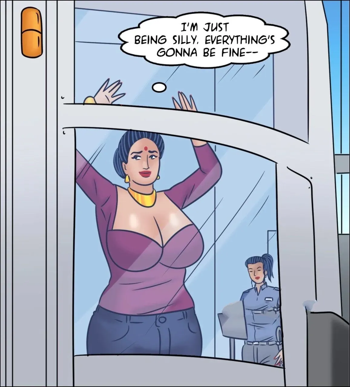 Velamma All Episodes Comics - 123 . Velamma - Episode 123 - Fear of Flying - Page 35