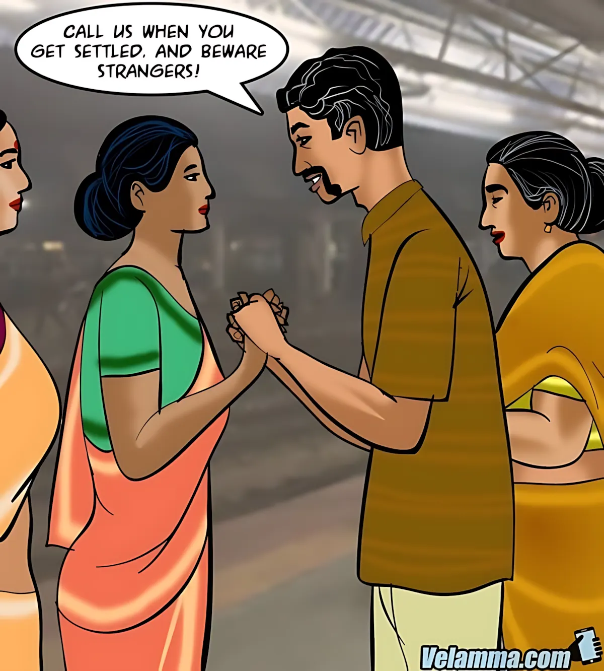 Velamma All Episodes Comics - 68 . Velamma - Episode 68 - Running A Train On Velamma - Page 4