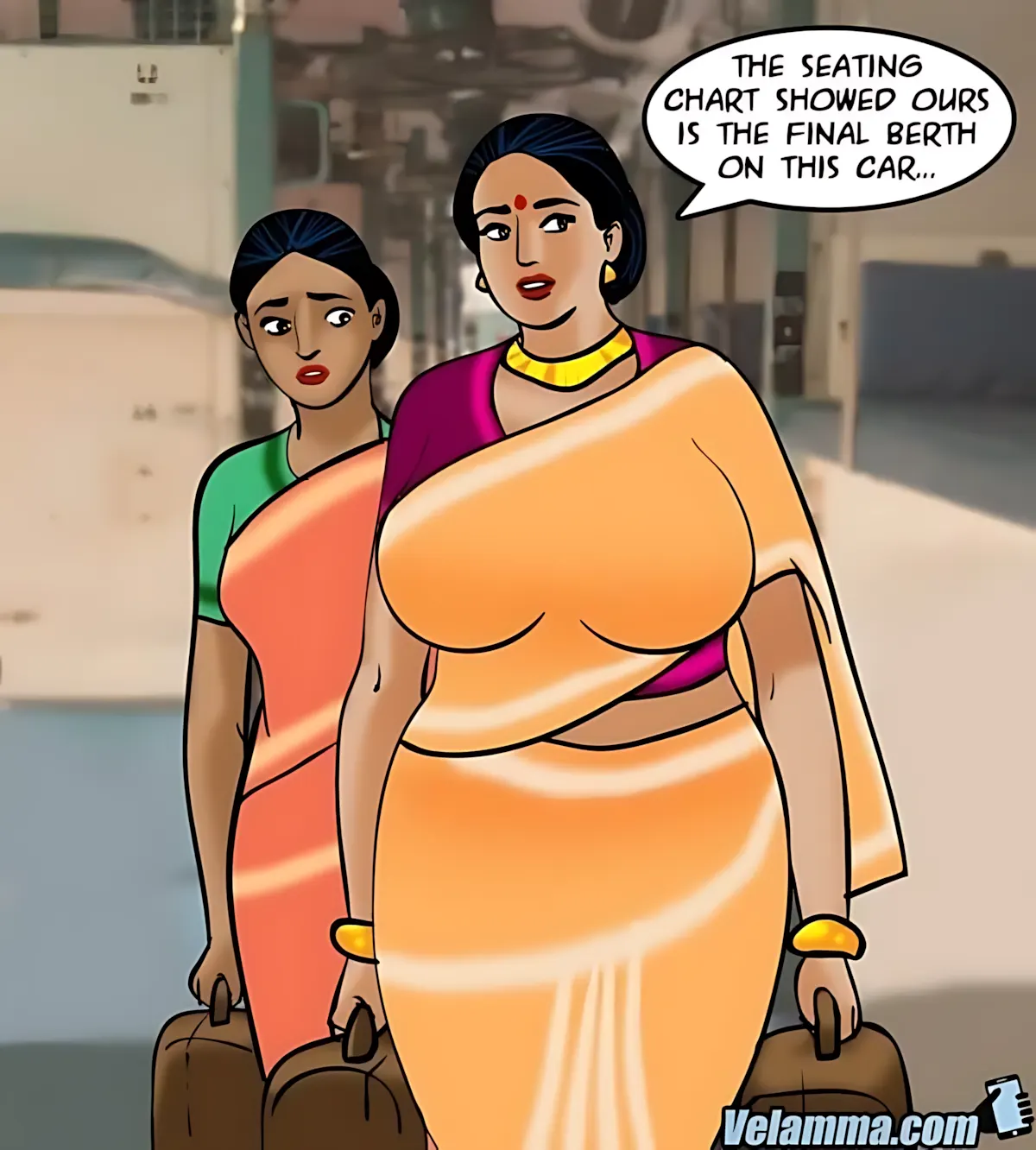 Velamma All Episodes Comics - 68 . Velamma - Episode 68 - Running A Train On Velamma - Page 13