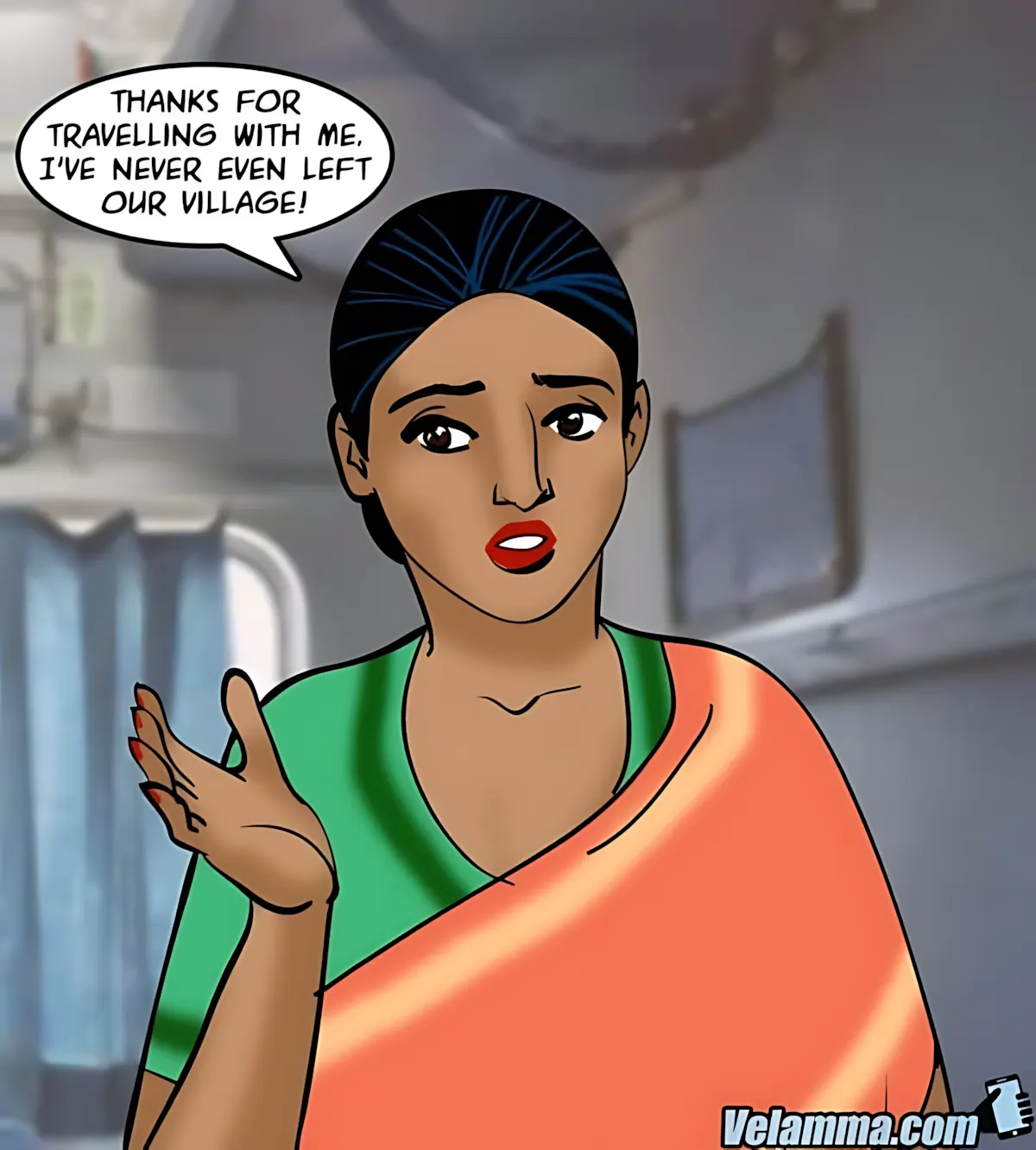 Velamma All Episodes Comics - 68 . Velamma - Episode 68 - Running A Train On Velamma - Page 16