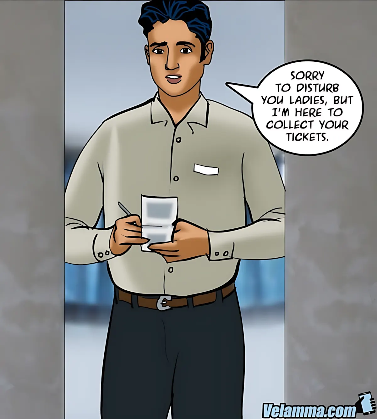 Velamma All Episodes Comics - 68 . Velamma - Episode 68 - Running A Train On Velamma - Page 35
