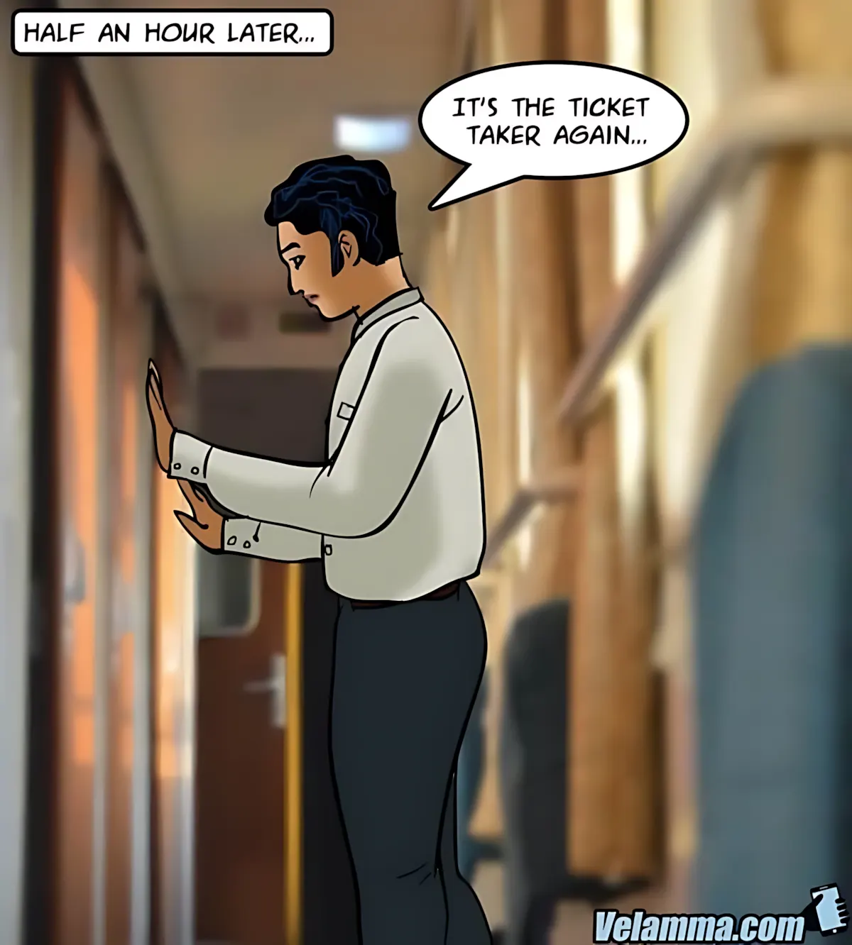 Velamma All Episodes Comics - 68 . Velamma - Episode 68 - Running A Train On Velamma - Page 46